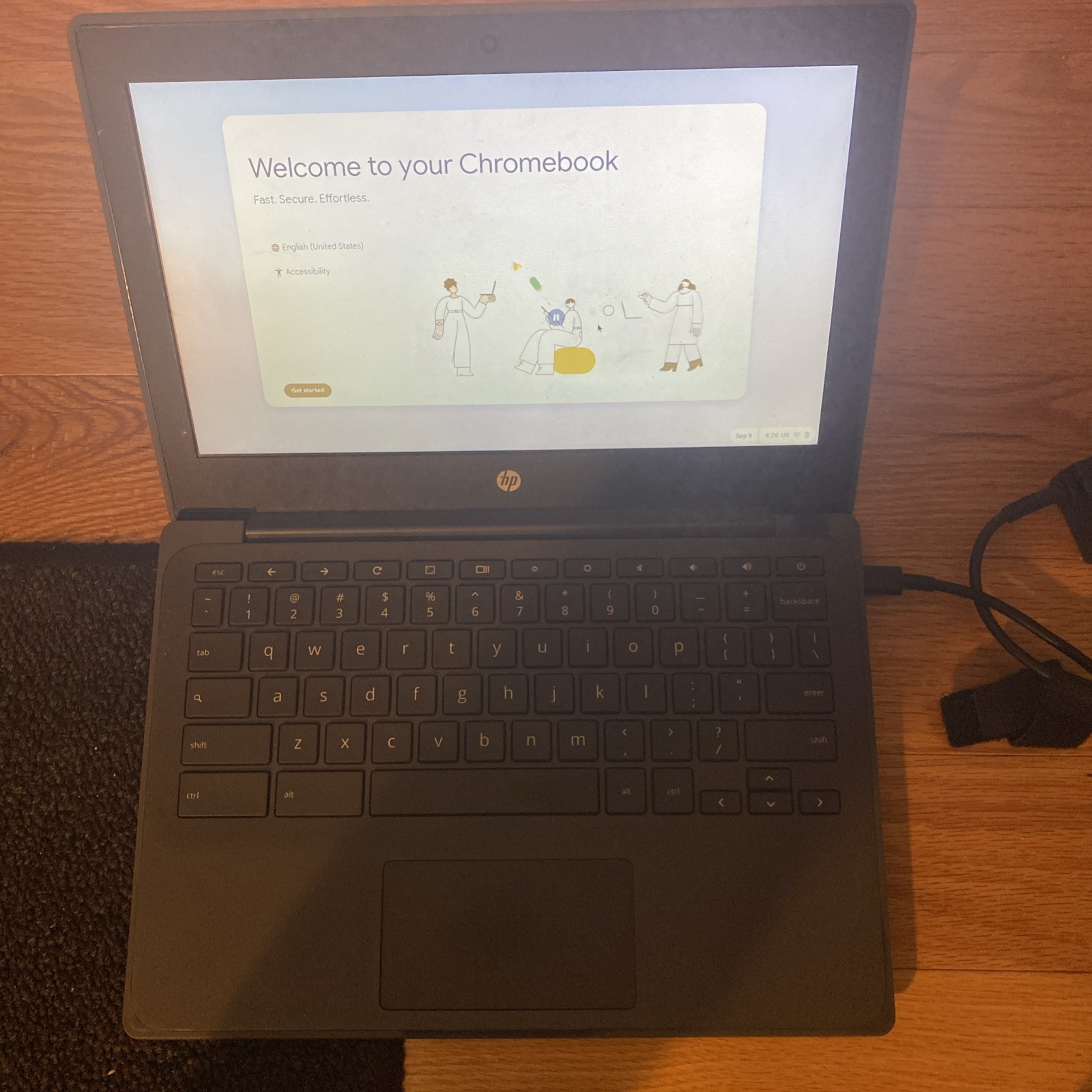 HP Chromebook with Charger