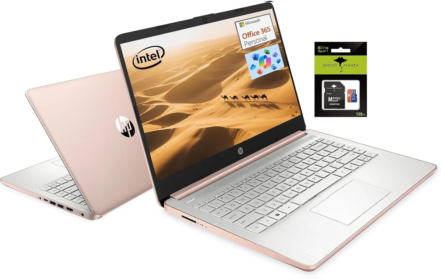 HP 14 Laptop office365 Copilot AI 4-Cores Intel N150 3.6GHz 16GB RAM 256GB Win11