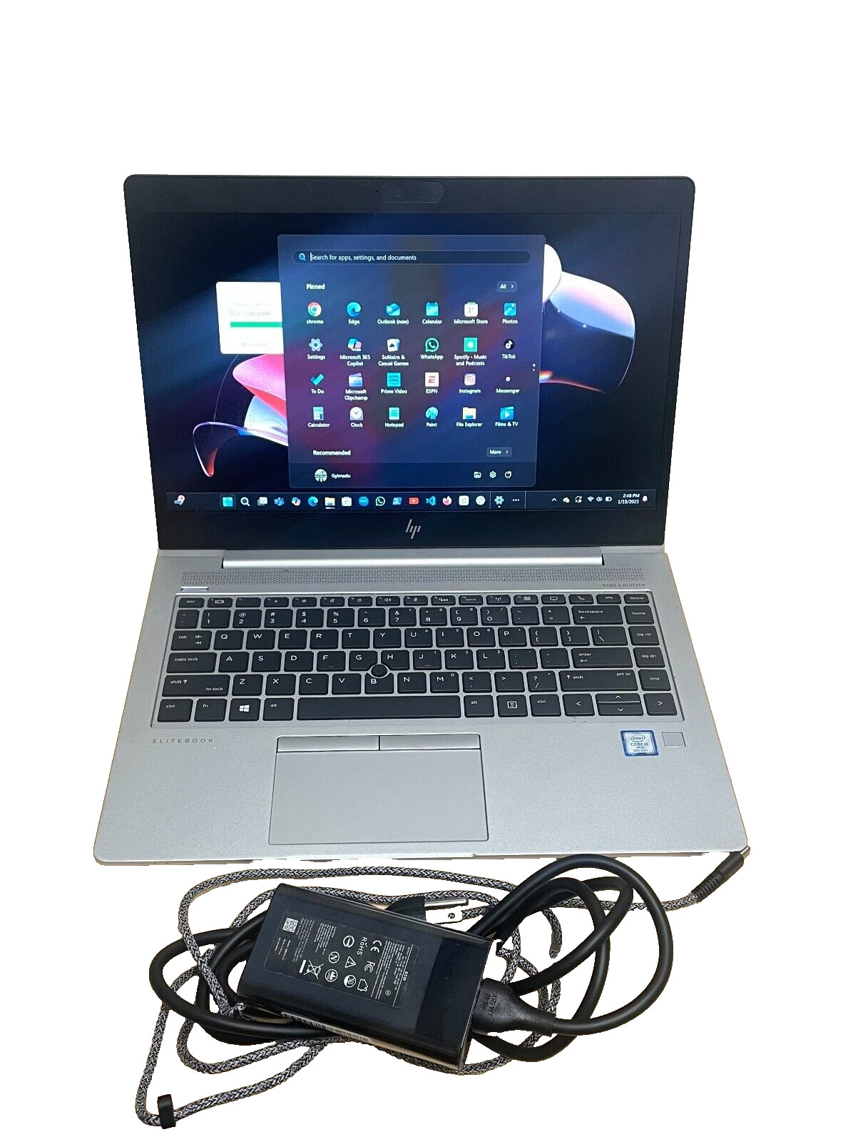 HP ELITEBOOK 840 G6 14″ Intel Core i5 1.60GHz 16GB RAM 470GB SSD Windows 11 Pro