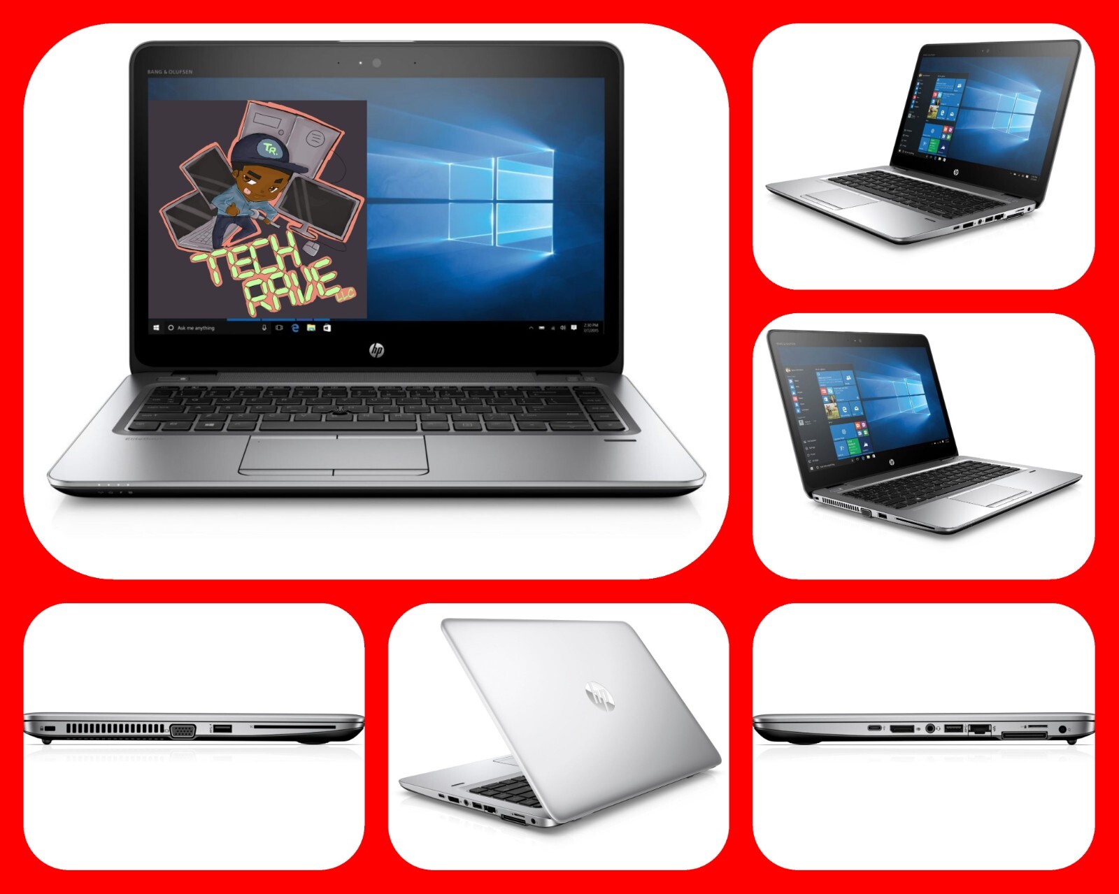 WORK / SCHOOL HP ELITEBOOK 840 G3 14” INTEL i7 3.4Ghz 16GB 500GB SSD WINDOWS 11