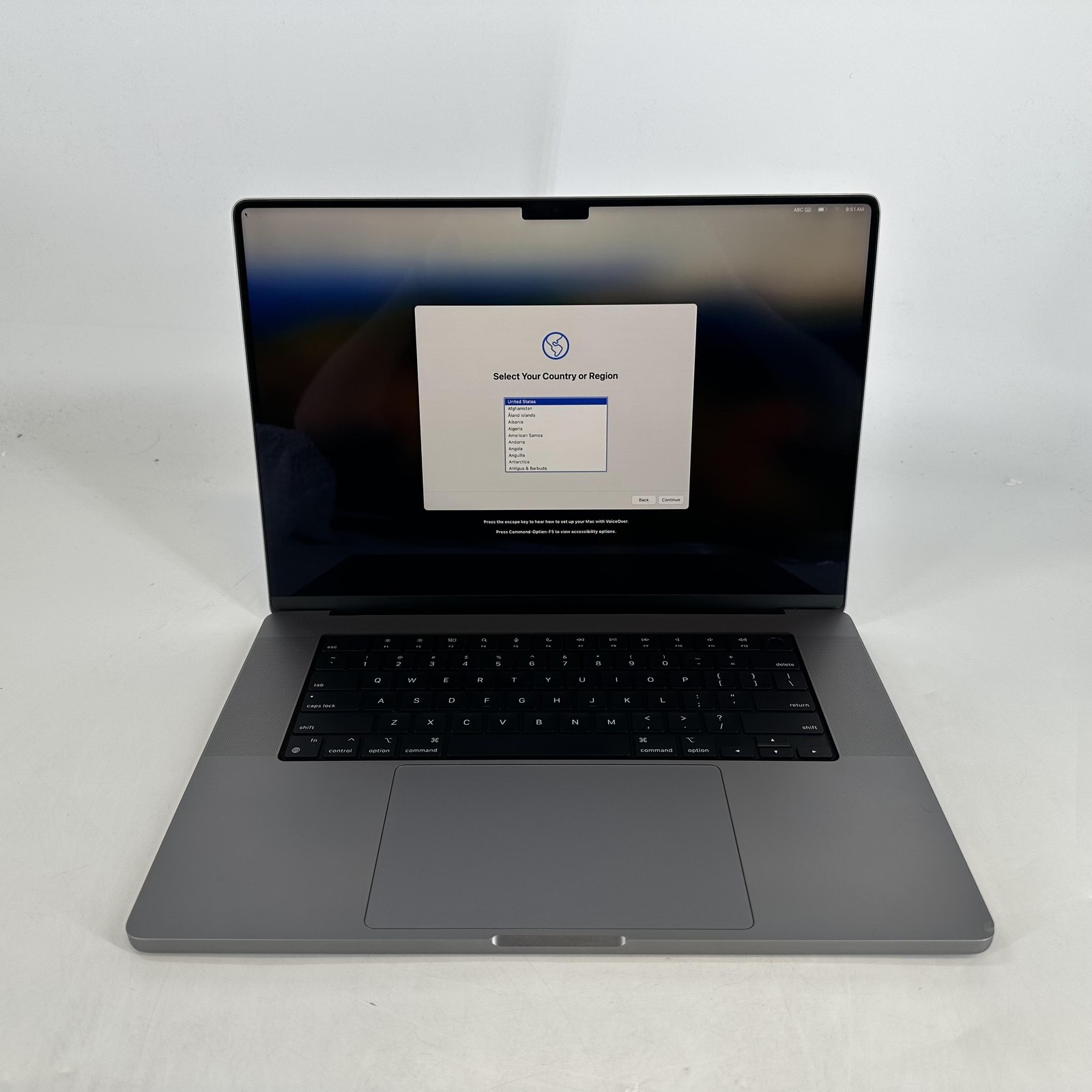 MacBook Pro 16 2021 M1 Pro 10-C CPU 16-Core GPU 16GB 512GB SSD – Backlight Issue