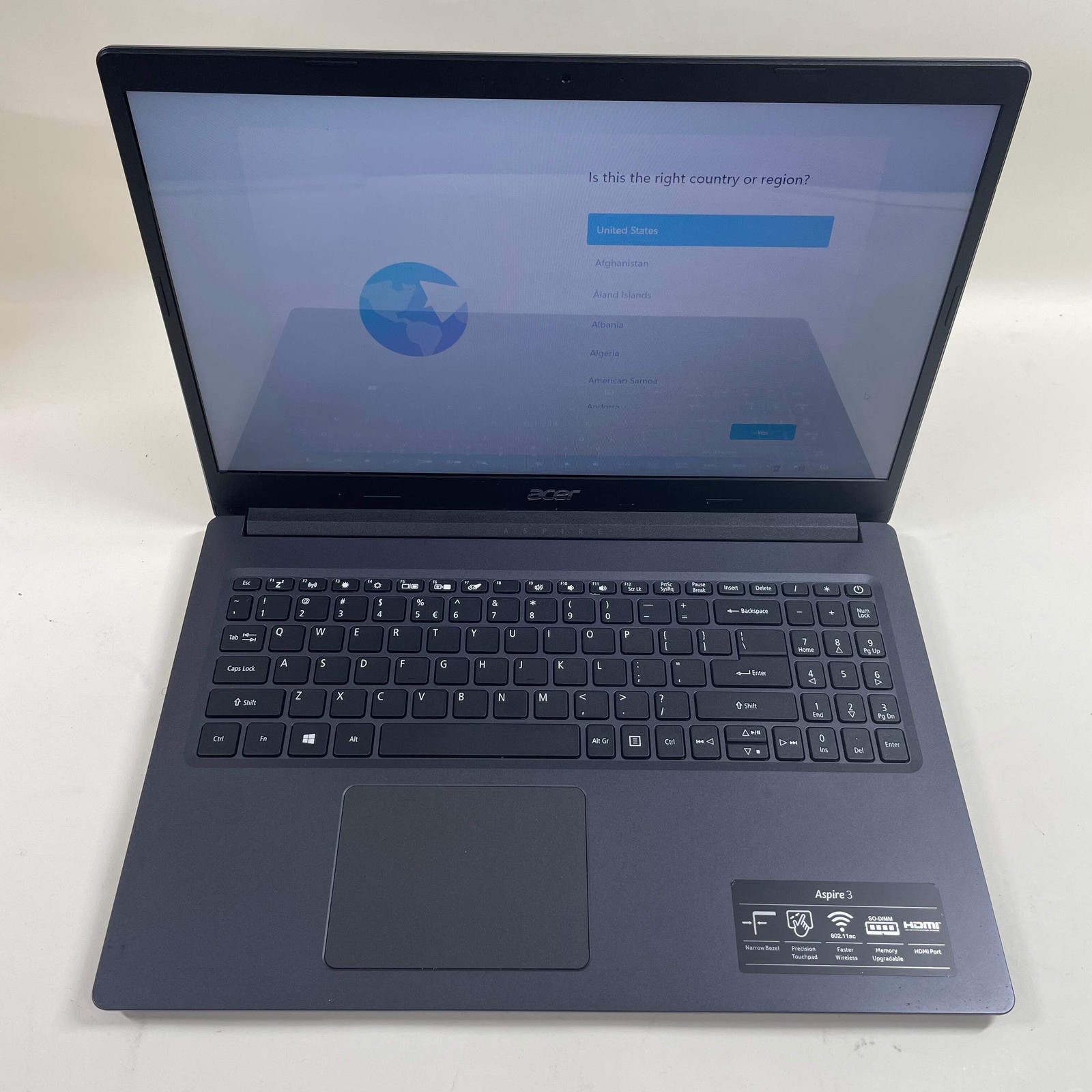 Acer Aspire 3 AN315-23 15.6″ 3020e 1.2GHz 4GB RAM 128GB SSD n/a