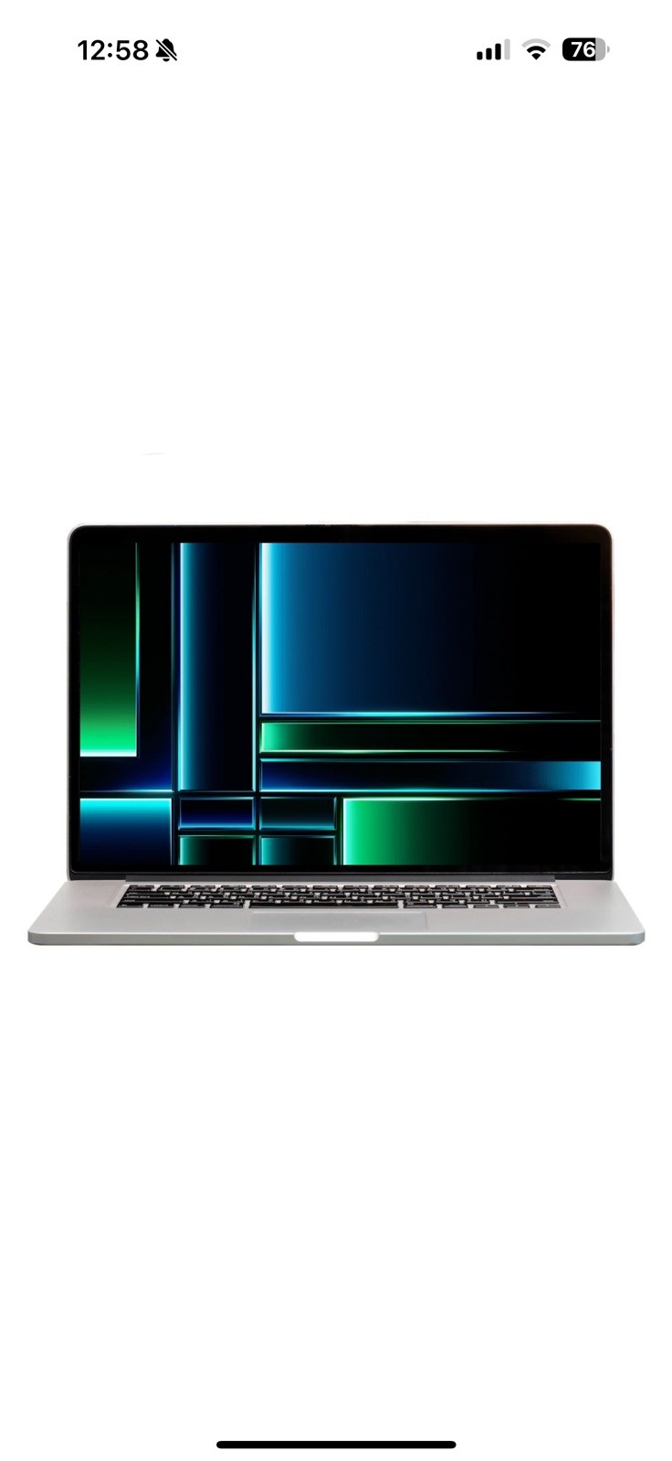 Apple MacBook Pro 15″ Laptop Retina / 256GB SSD / Quad Core i7 Turbo Warranty