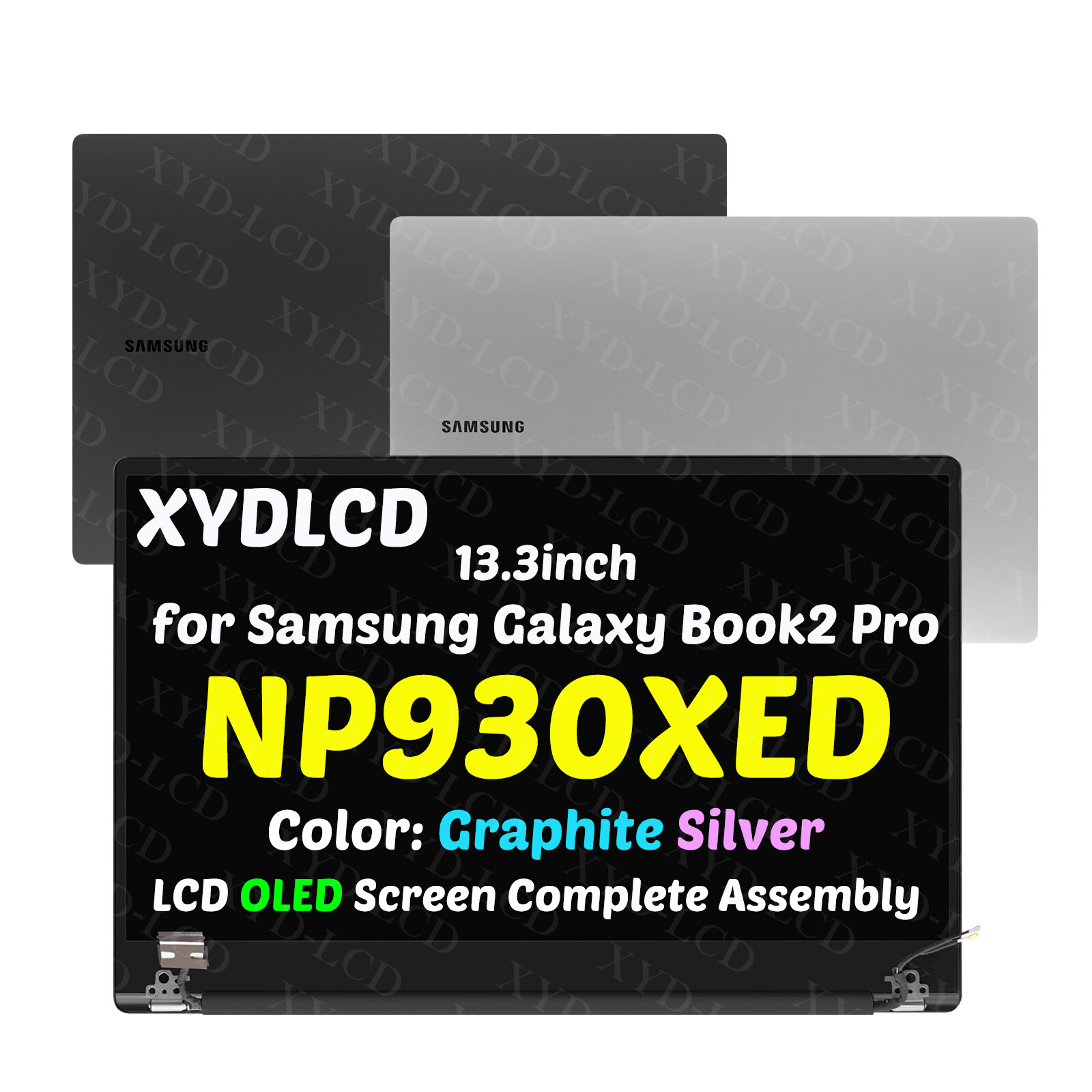 13.3 for Samsung NP930XED-KA1DE NP930XED-KA1FR OLED LCD Screen Complete Assembly