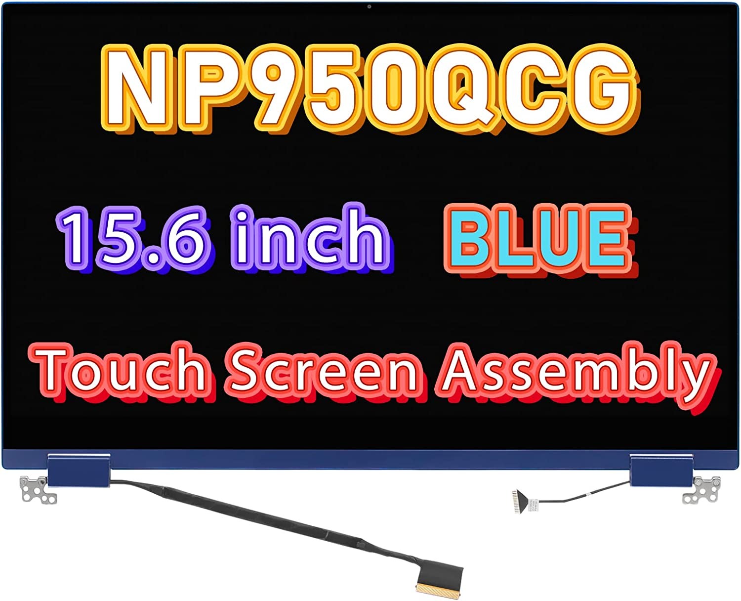 A++ 15.6″ LCD Screen Touch Full Top Assembly for Samsung NP950QCG-K01US FHD Blue
