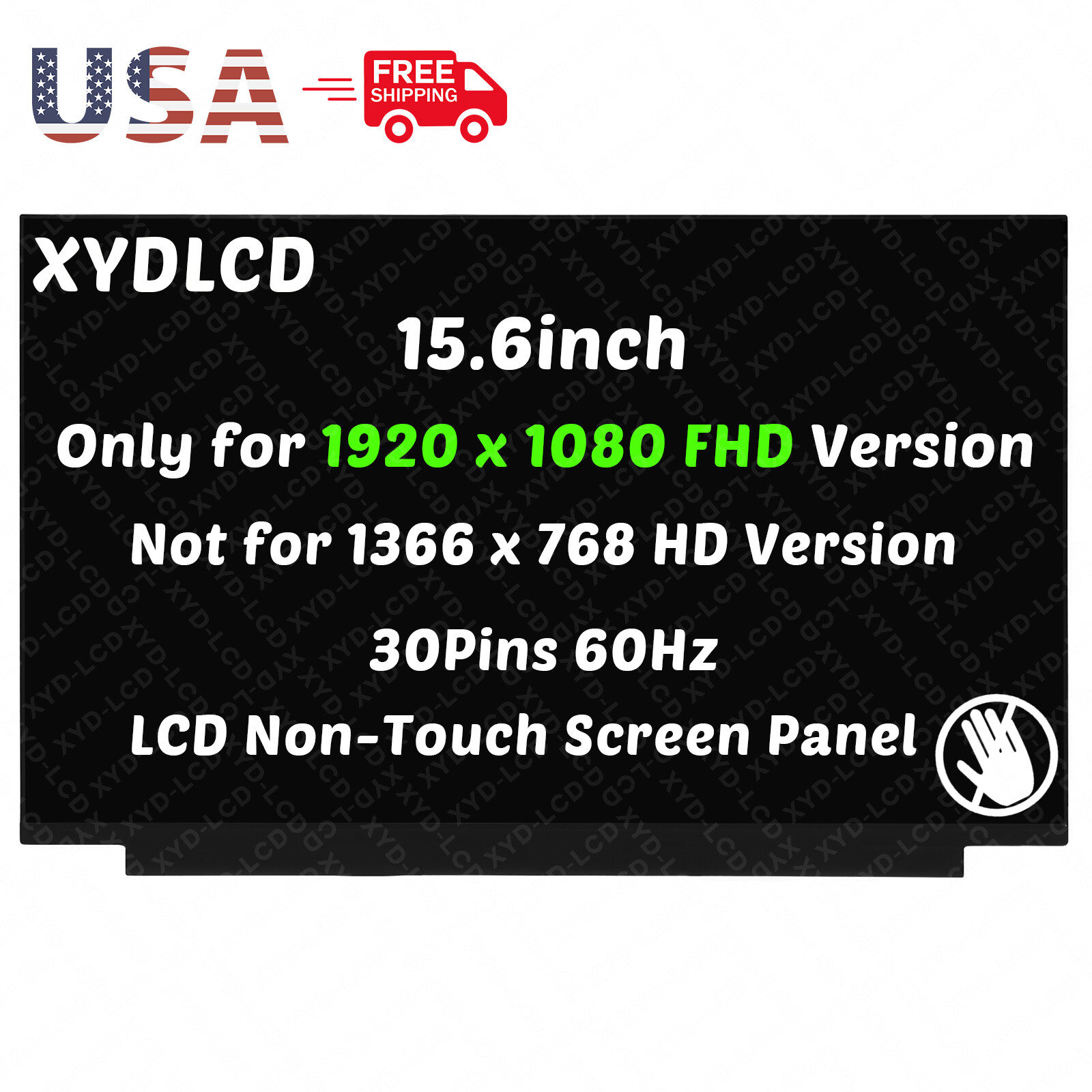 New 15.6″ for Acer Aspire 3 A315-55G Series LCD Non-Touch Screen Replacement FHD