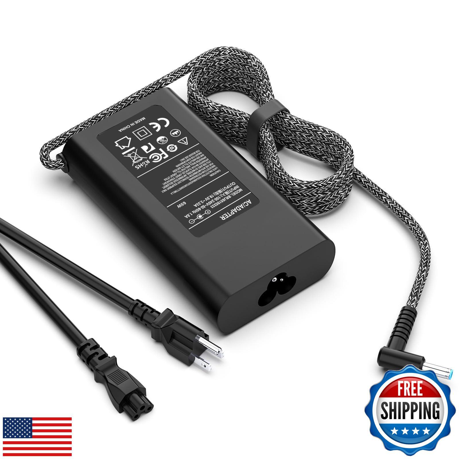 65W Laptop Charger for HP Laptop 14 14-cf, 14-cb, 14-dq, 14-dk, 14-b, 14-ca,