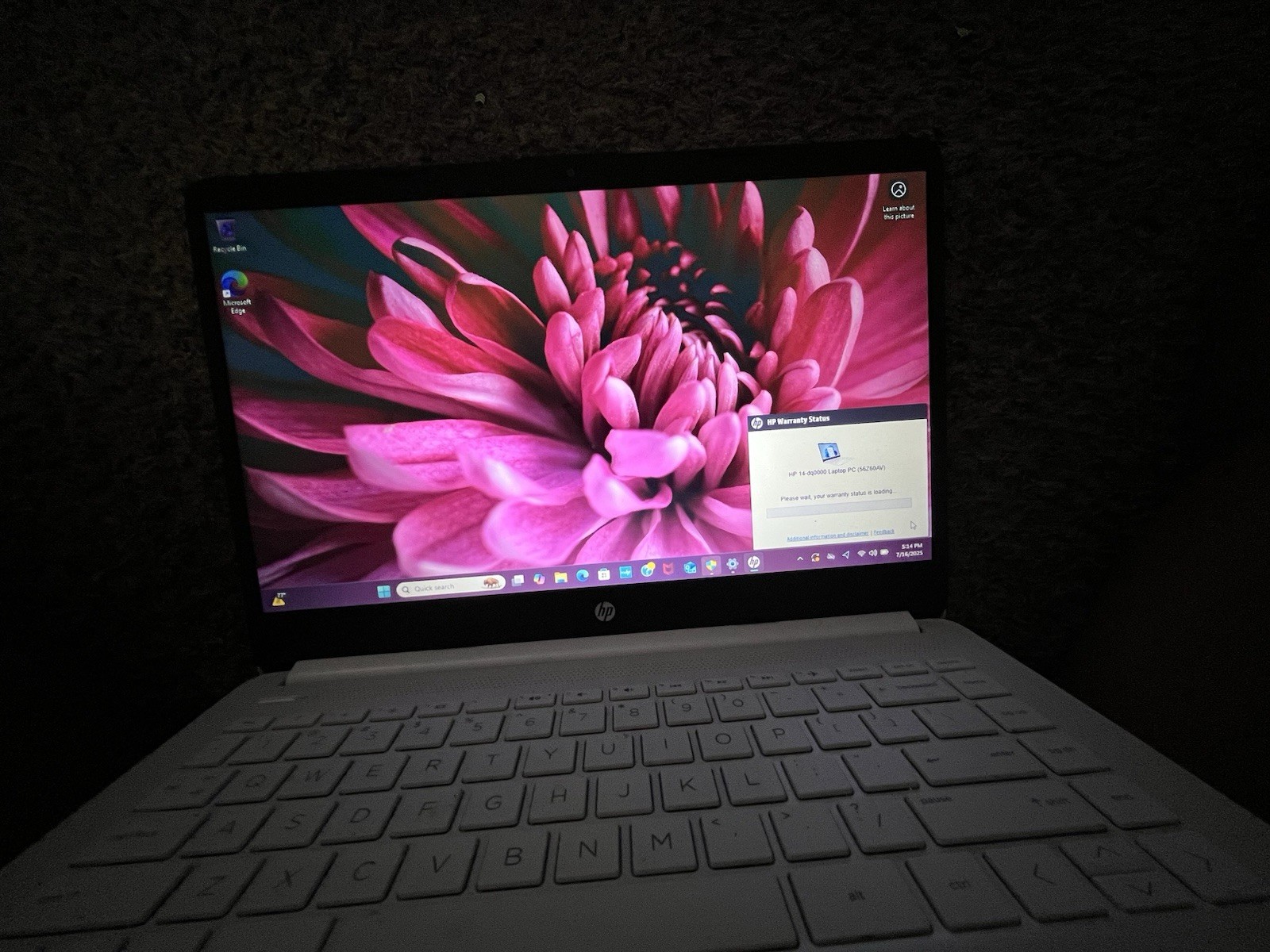 HP 14DQ0052DX 14″ (64 GB, SSD, Intel Celeron N, 1.10 GHz, 8 GB) Laptop -…