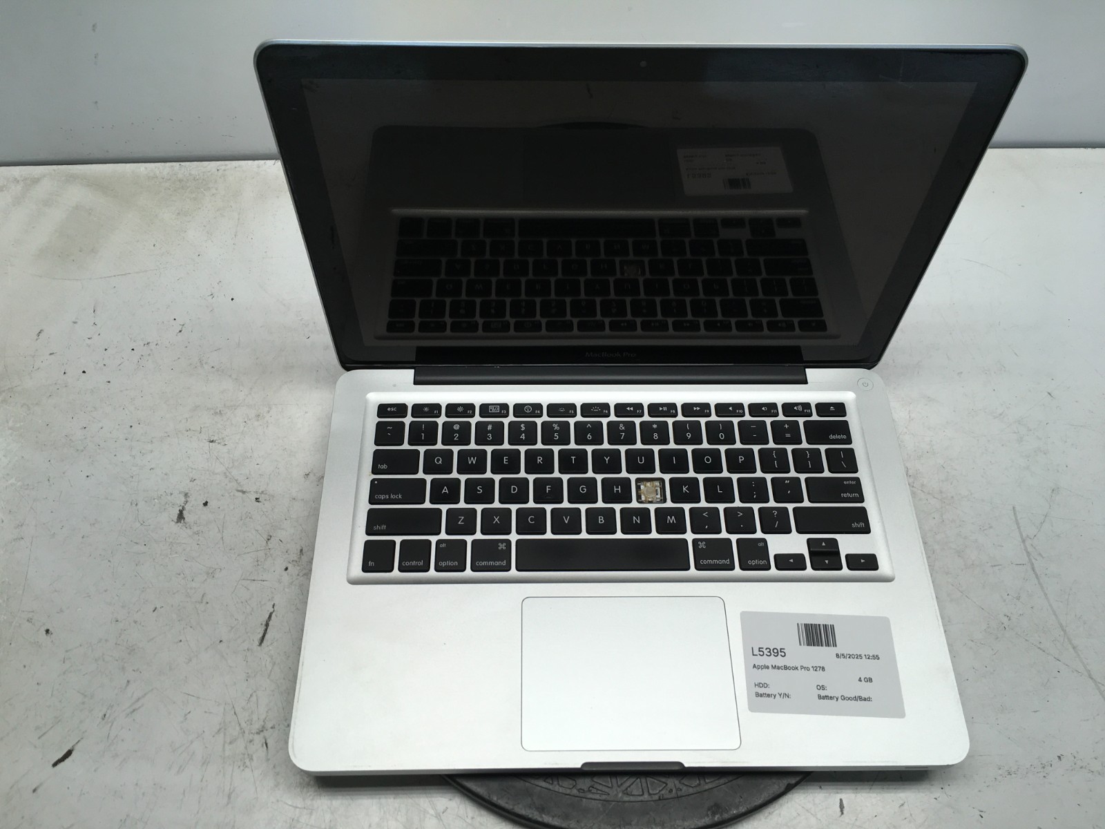 Apple MacBook Pro A1278 Intel Core 4 GB NO HDD