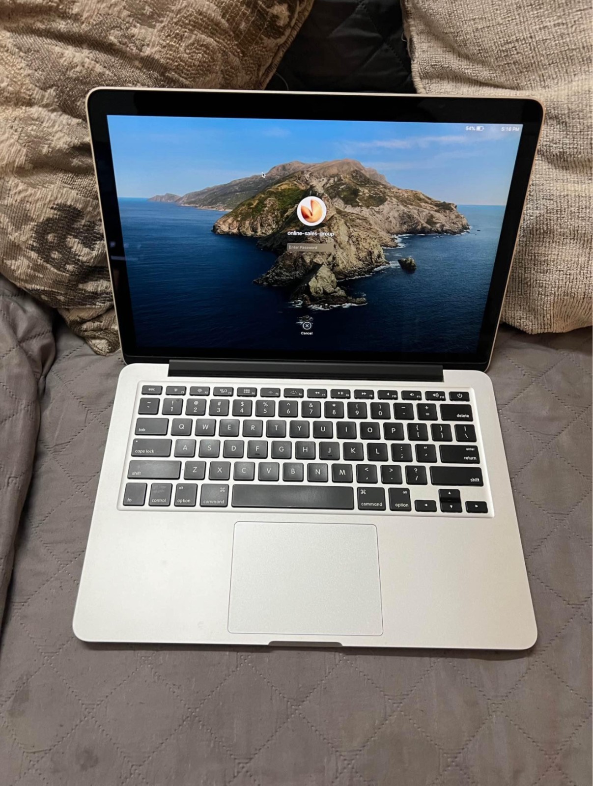 Apple MacBook Pro Retina 13″ Mid 2014 128gb HD 2.6ghz Intel Core I5 8gb