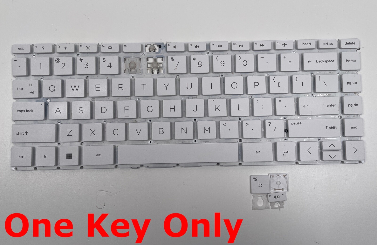 HP Laptop 14-DQ0052DX HP 14-DQ Series US Keyboard One Key Cap + Hinge SN61772