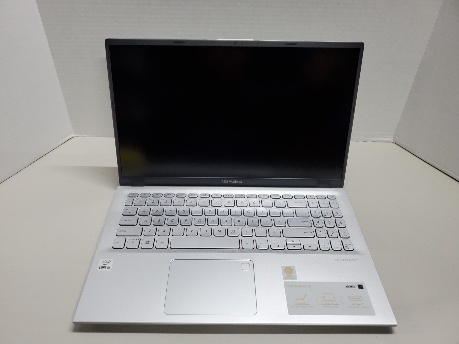 Asus VIVOBOOK F512J 15.6″ ( i3-1005G1 4GB 128GB SSD), Silver