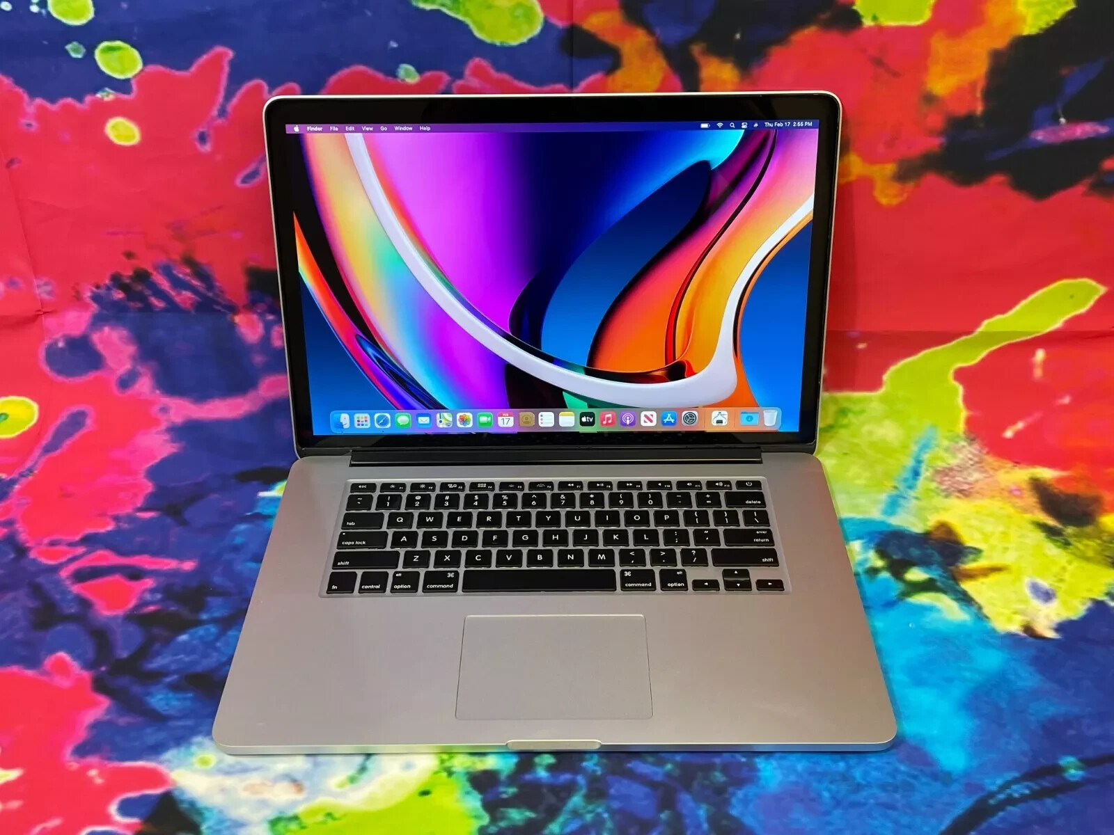 Apple Macbook Pro 15″ 2015 – i7 16GB 256GB SSD – OS Monterey – Warranty Grade C