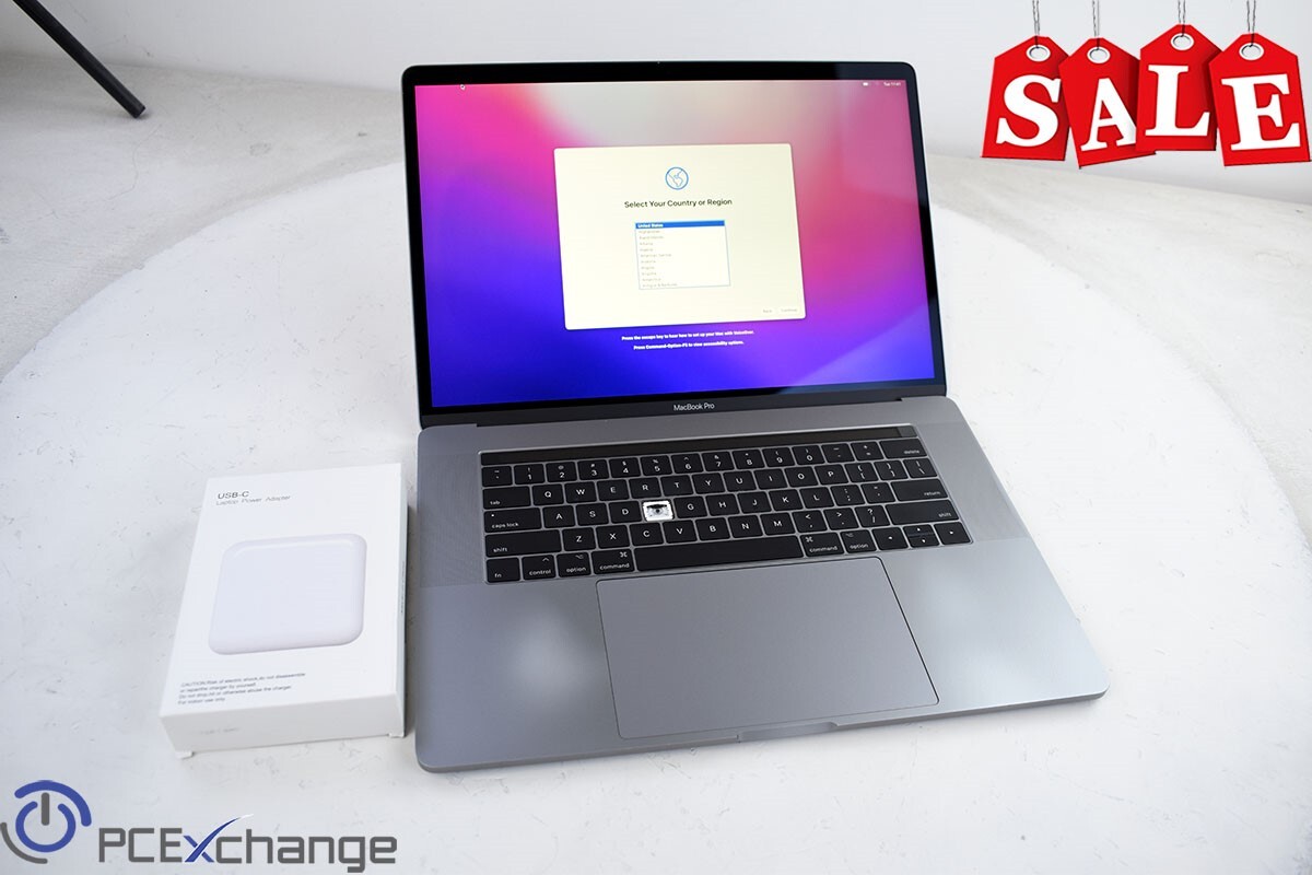 Apple MacBook Pro A1707 15″ 2017 Core i7 @2.9GHz 16GB 512GB SSD C02VJ6XMHTD6