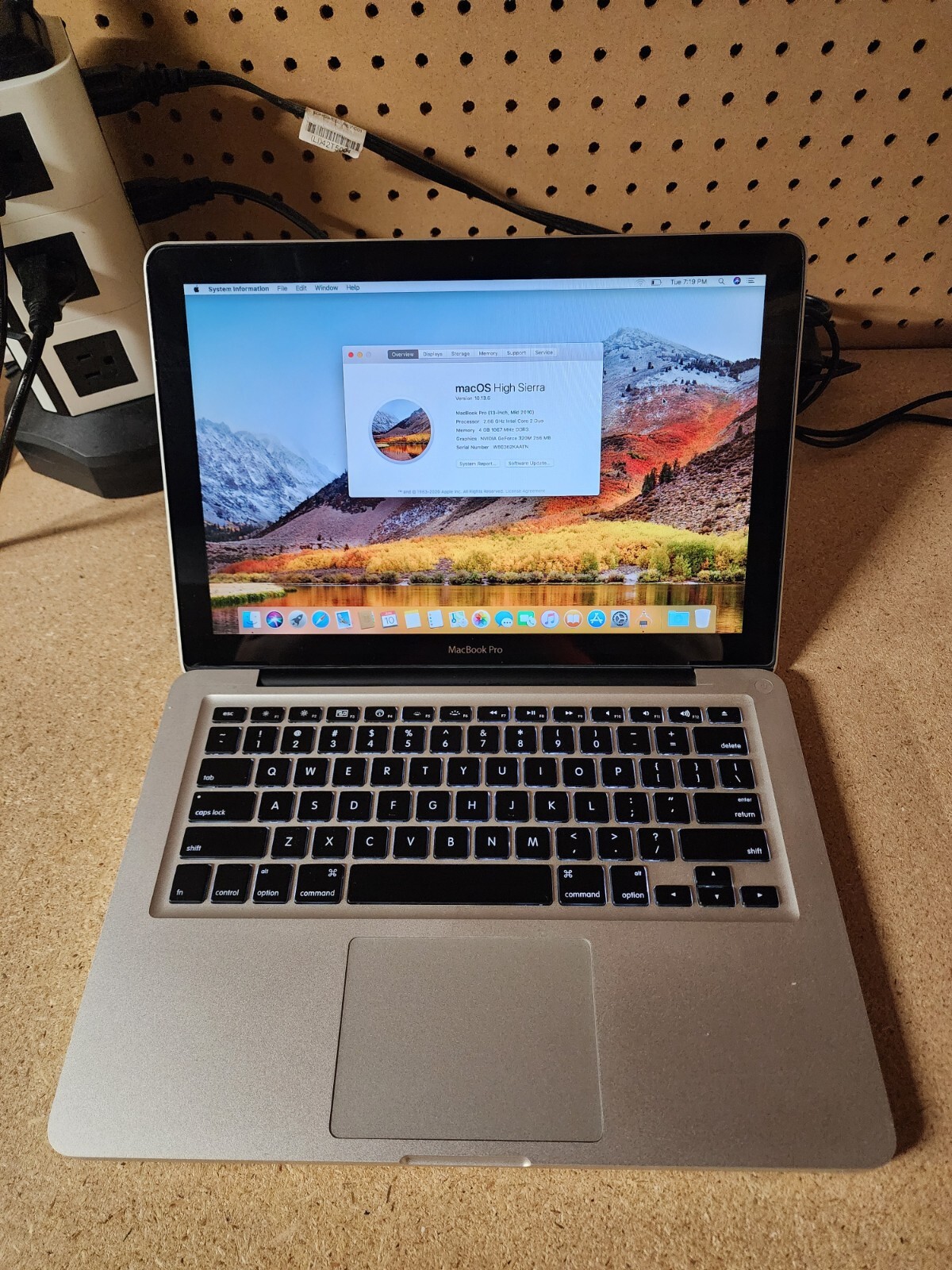Apple MacBook Pro A1278 2010 Intel C2D 2.66GHz 4GB RAM 500GB HDD NVIDIA GPU