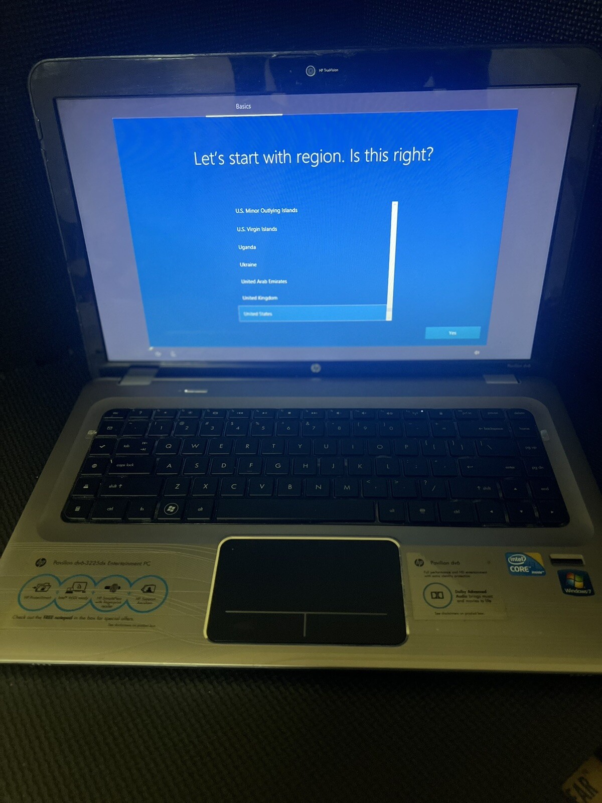 HP Pavilion dv6-3225dx 15″ [AS IS] Intel Core i3 M350 @ 2.27 GHz – JZ Works Good