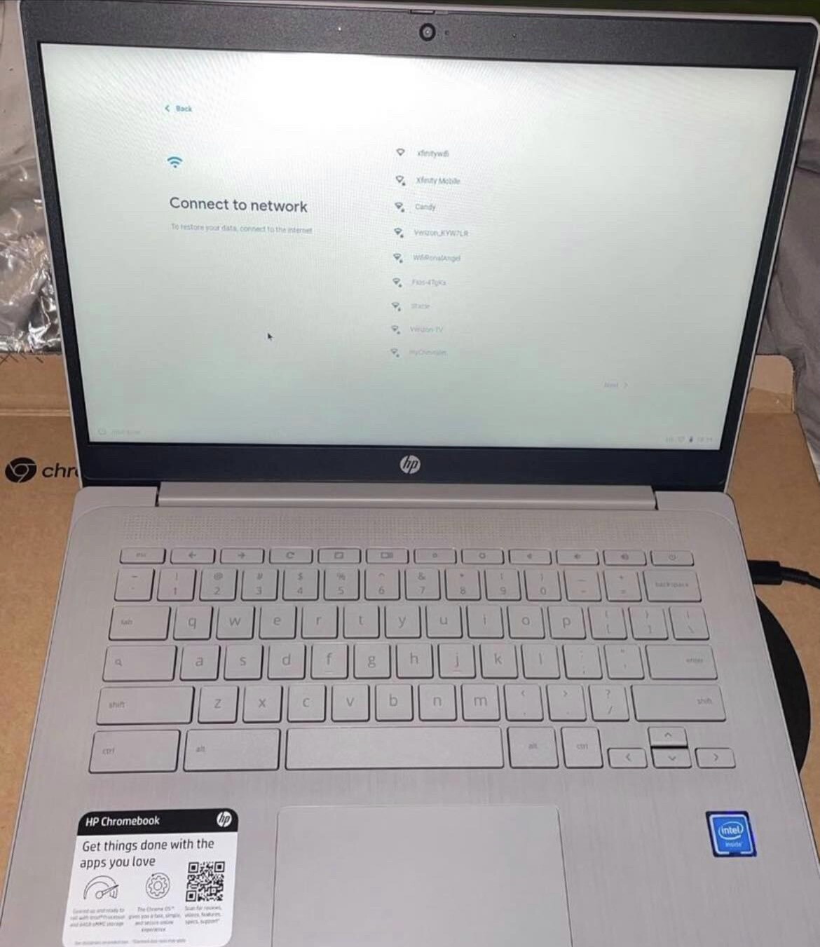 HP Chromebook 14″ (64 GB eMMC, Intel Celeron, 2.6 GHz, 4 GB) Laptop – Modern…