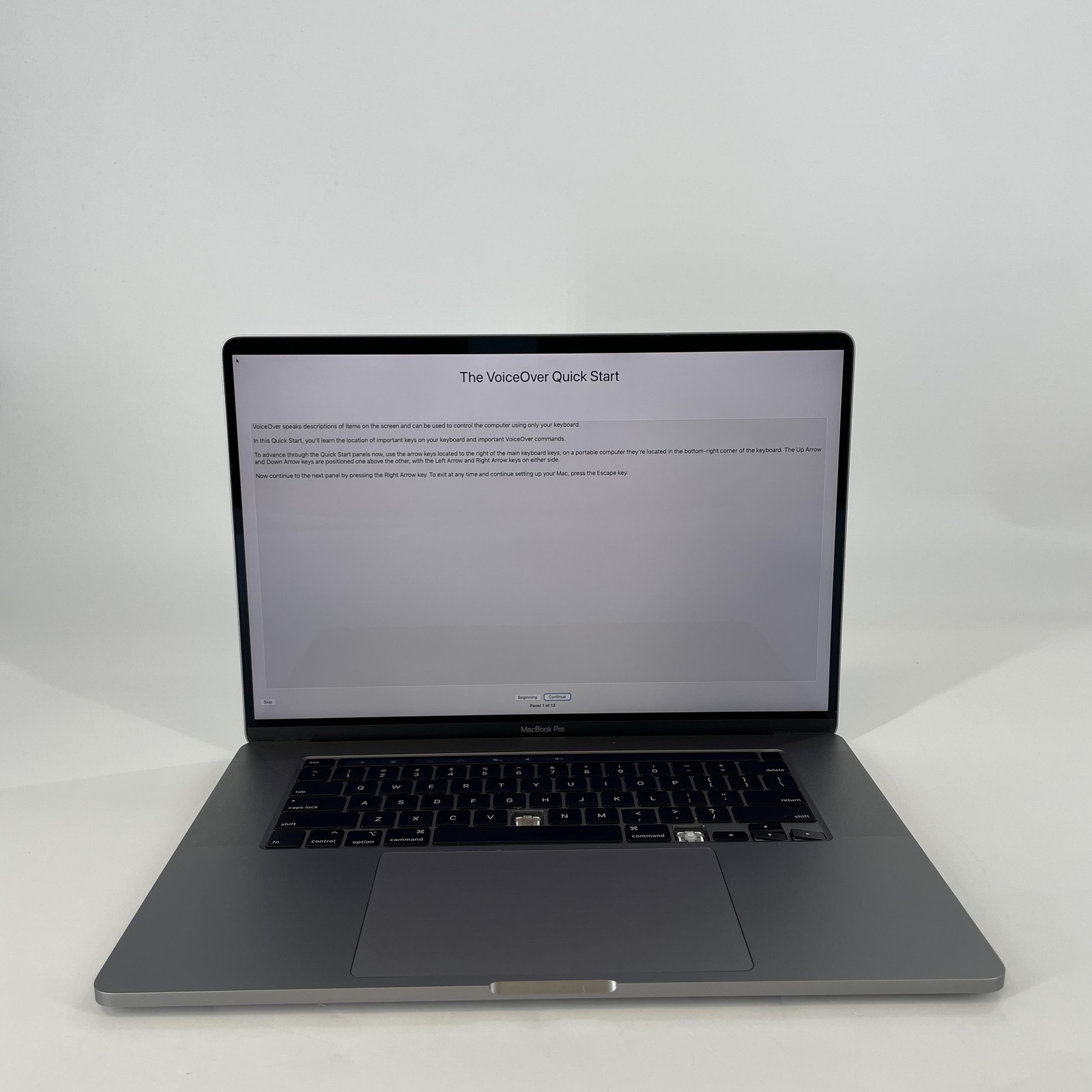 MacBook Pro 16 Touch Bar 2019 2.6 GHz i7 32GB 512GB SSD Radeon Pro 5300M – READ
