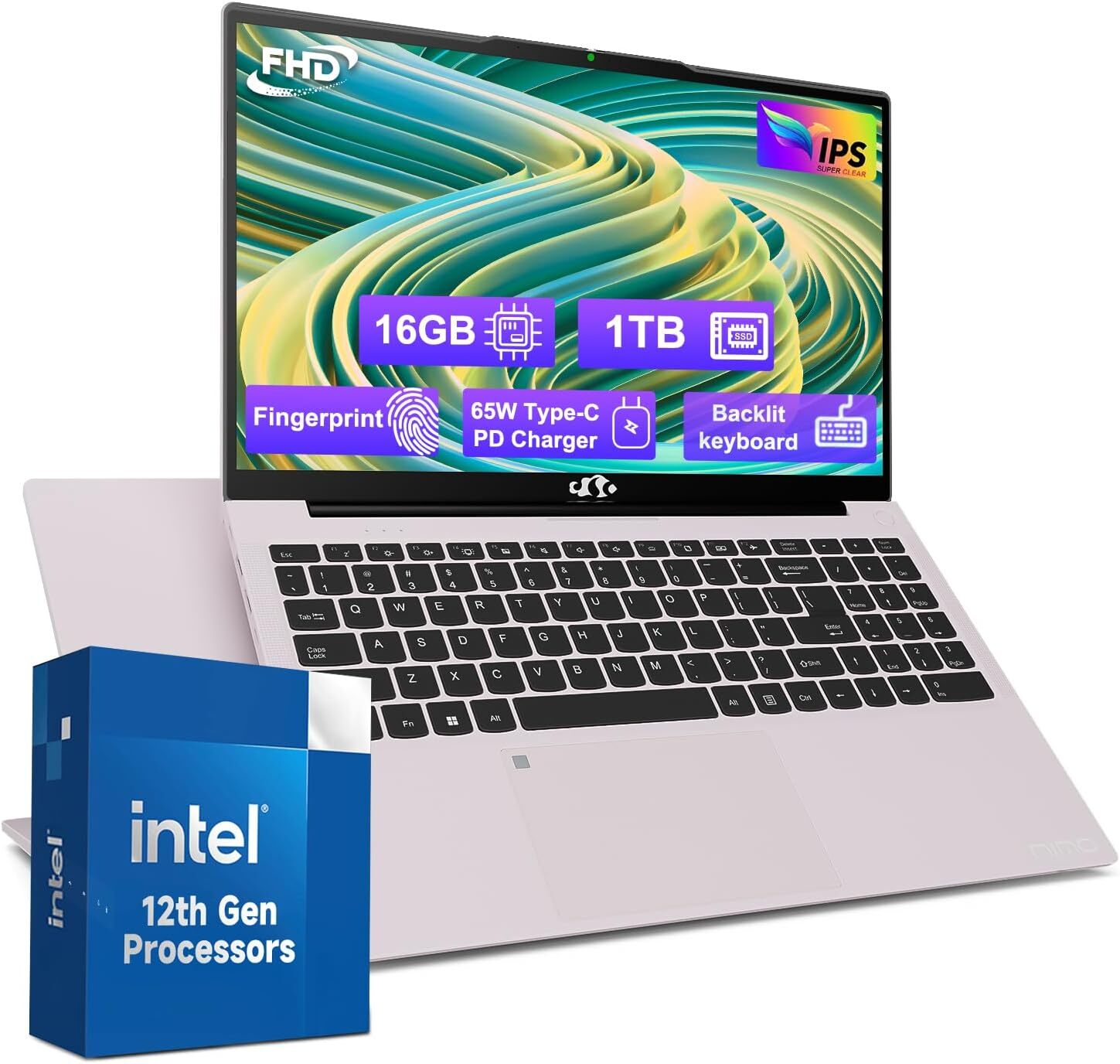 NIMO 15.6 FHD Student Laptop 16GB RAM 1TB SSD Intel Pentium Quad-Core N100 Win11