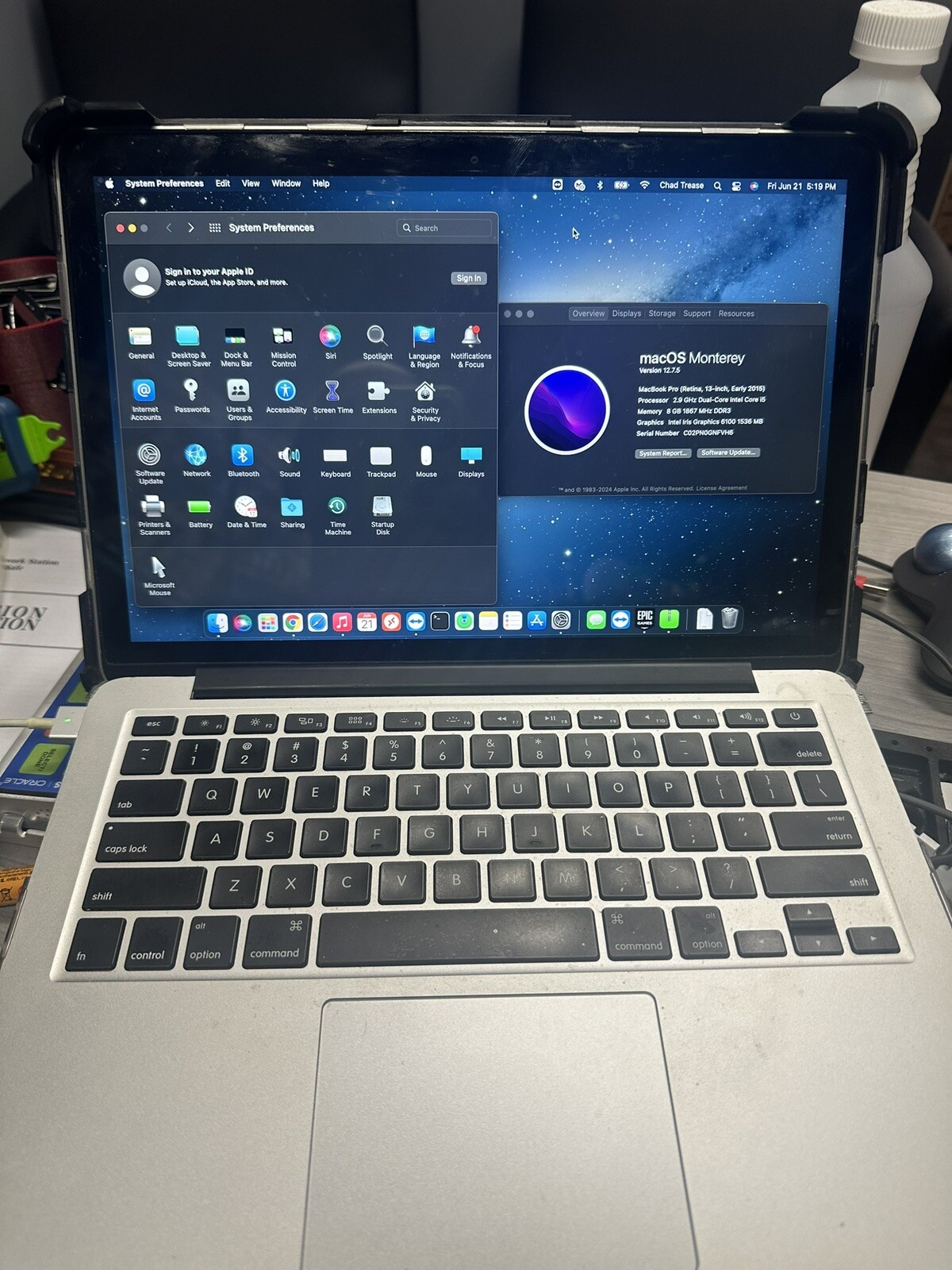 Apple MacBook Pro 13″ (128GB SSD, Intel Core i5, 2.90GHz, 8GB RAM) Laptop