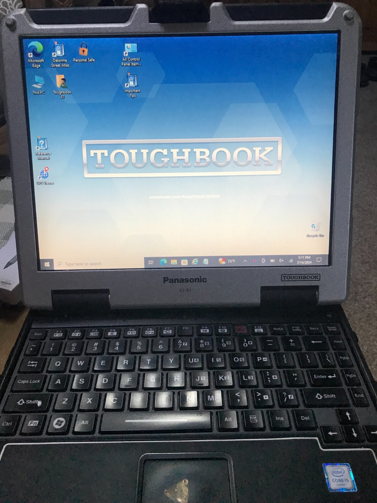 COMMANDO BLACK EDITION CF-31 MK-4 TOUGHBOOK 16 Gig Ram 512 Gig SSD
