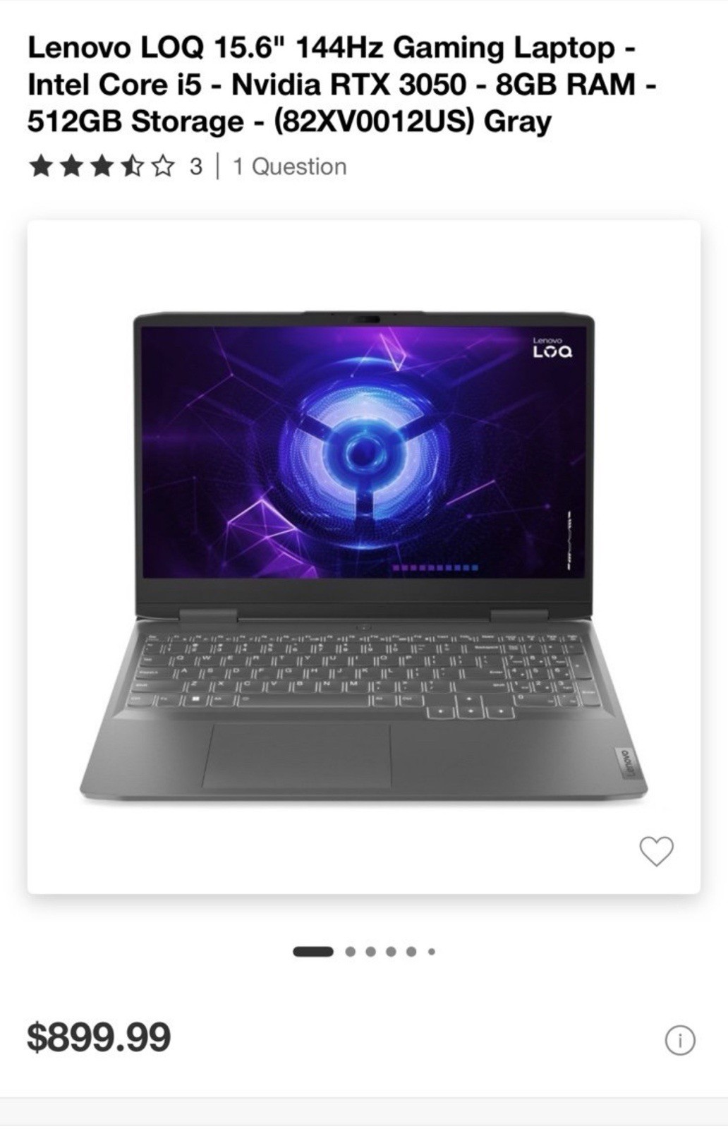 Lenovo Gaming Computer