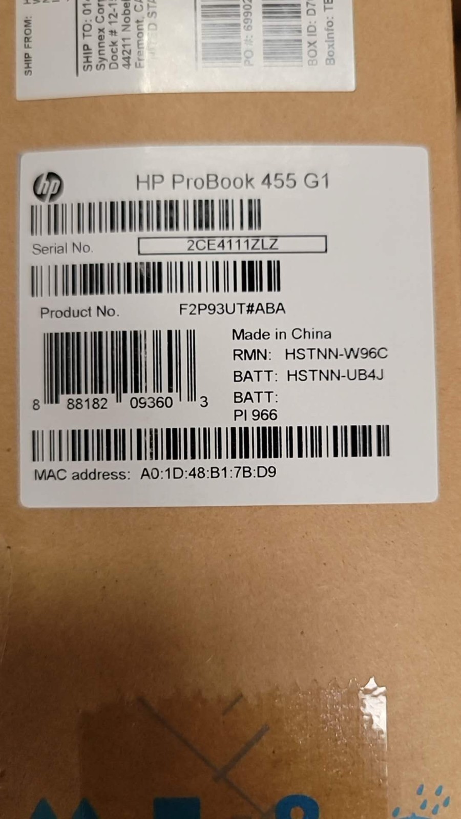 HP PROBOOK 455 G1 AMD A6-5350M APU with Radeon HD graphics,15.6 inch,4GB,500GB