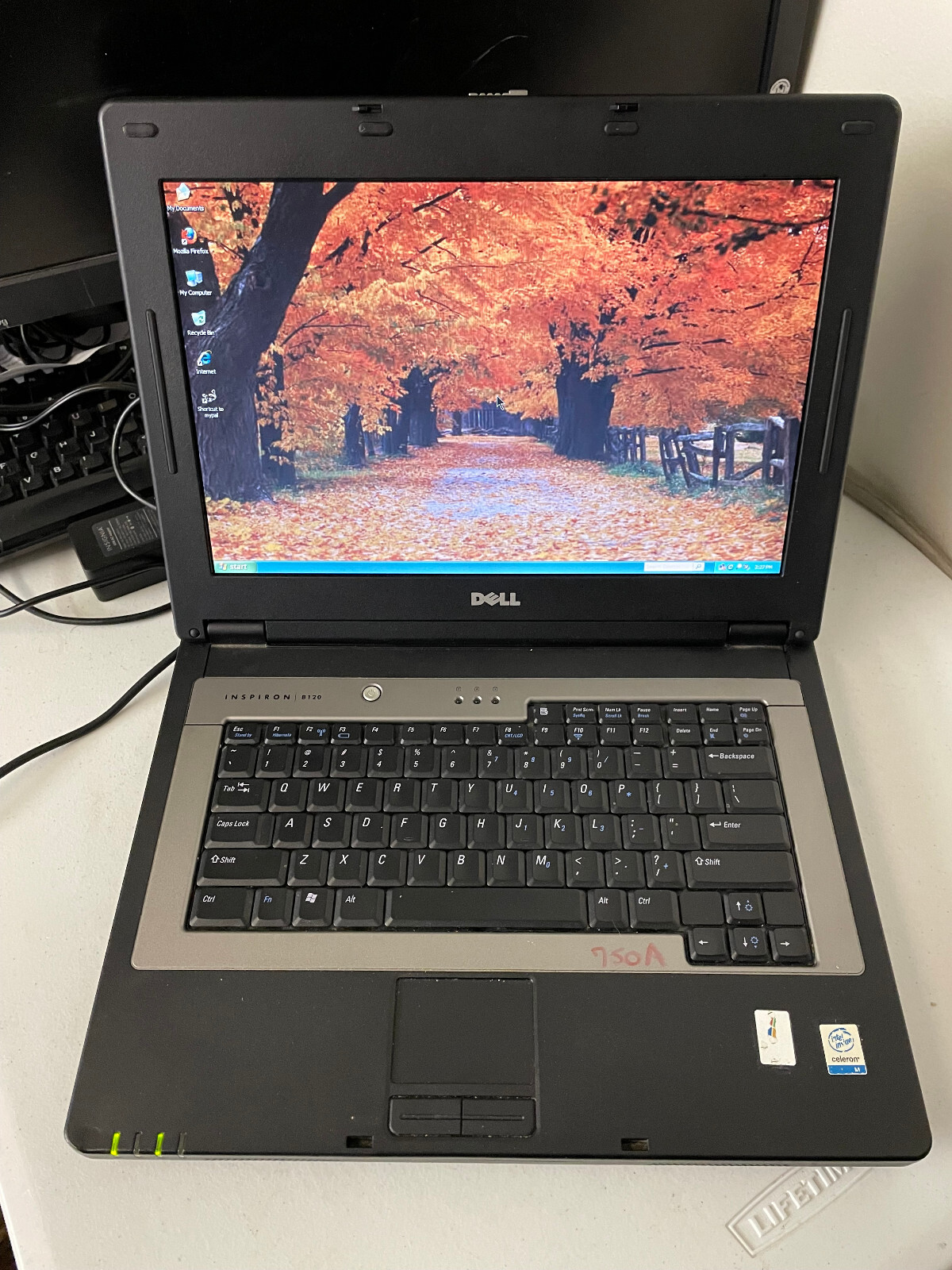 Dell Inspiron B120 14″ Laptop Intel Celeron M 2GB 60GB HDD XP Pro Office #750A