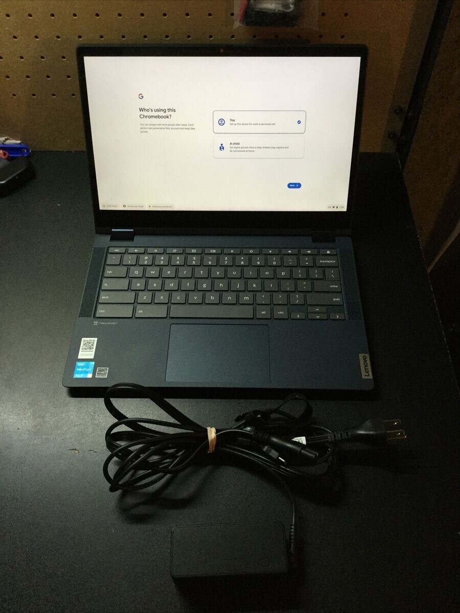 Lenovo Chromebook Flex 13” Intel Core i3-10110U, 4GB RAM, 64GB Storage, Touch D