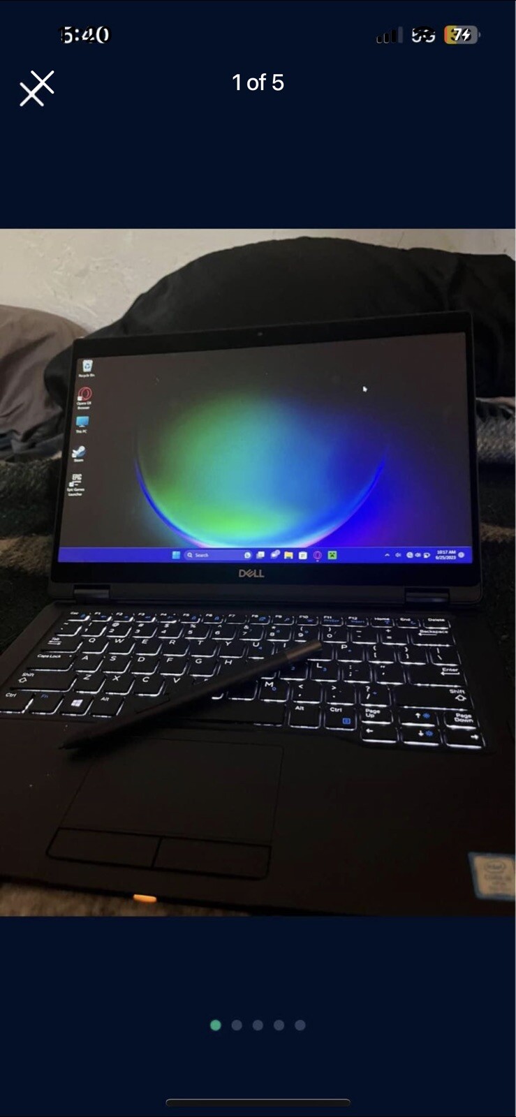 Dell Latitude 7390 13.3” (512GB SSD Intel Core i5-8350U 1.7GHz 8GB RAM) 2-In-1