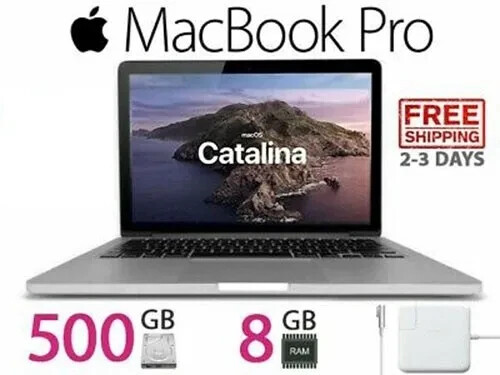 Apple MacBook Pro 13 inch Laptop | 3 Year Warranty Turbo 500GB