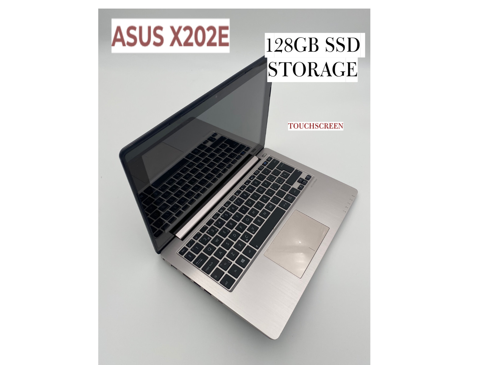 ASUS X202E, TOUCHSCREEN, 128 GB SSD, 4 GB RAM.