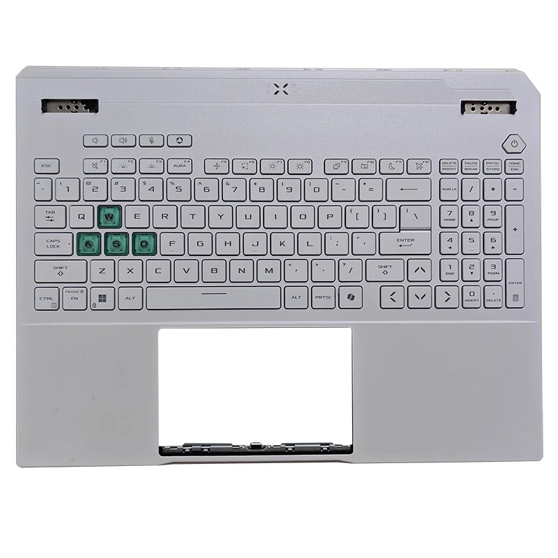 Palmrest US with Keyboard White for ASUS TUF Gaming A16 FA608W FA608