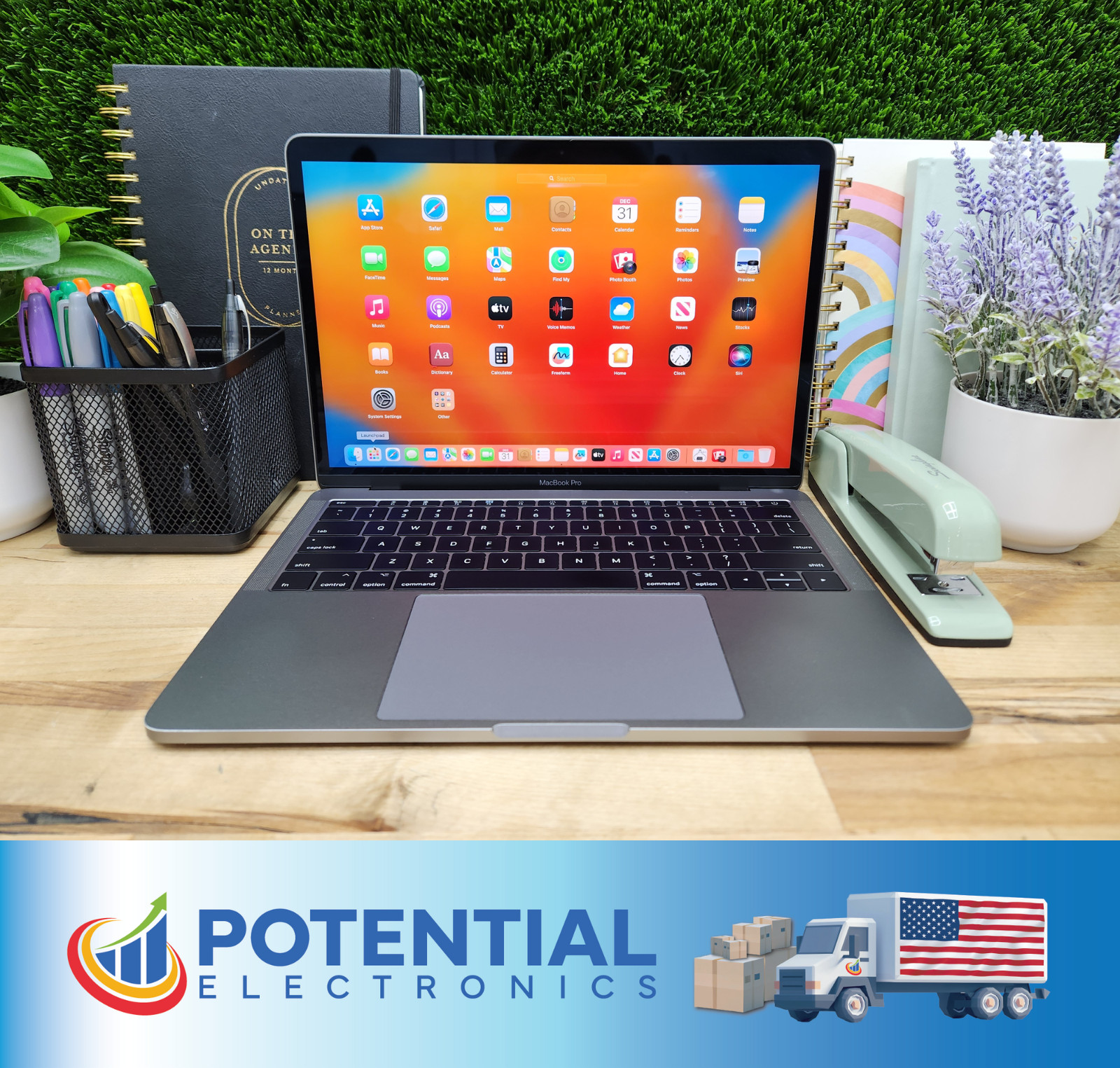 Apple MacBook Pro 2017 13.3″ A1708 Core i7 2.50GHz 16GB RAM 512GB SSD MacOS ~