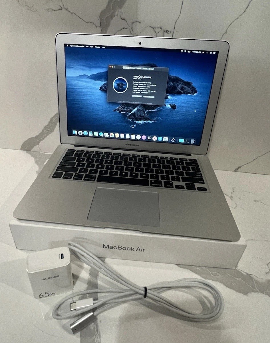 Apple MacBook Air 13” (A1466, i5, 128gb Ssd) macOS Catalina – Brand New Battery