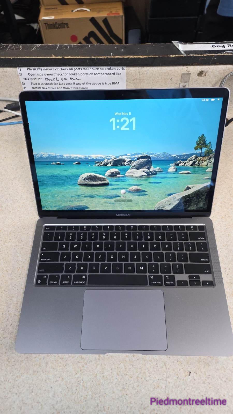 Apple MacBook Air M1 2020 13″ (A2337) | M1 8-Core 3.20GHz | 16GB RAM | 512GB SSD