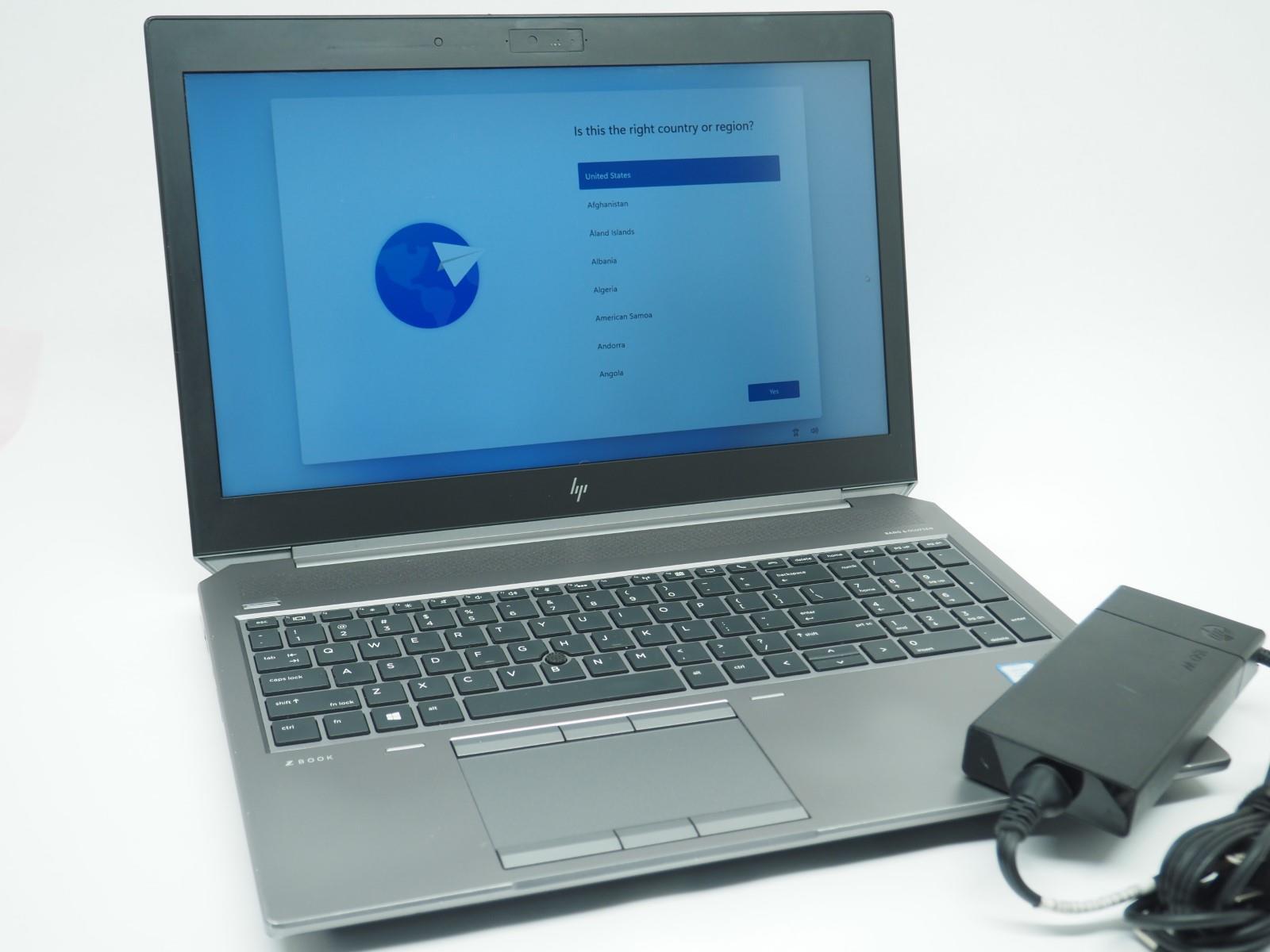 HP ZBOOK 15 G5 15.5″ Intel Core i7-8850H 2.60GHz 32GB RAM 1TB SSD