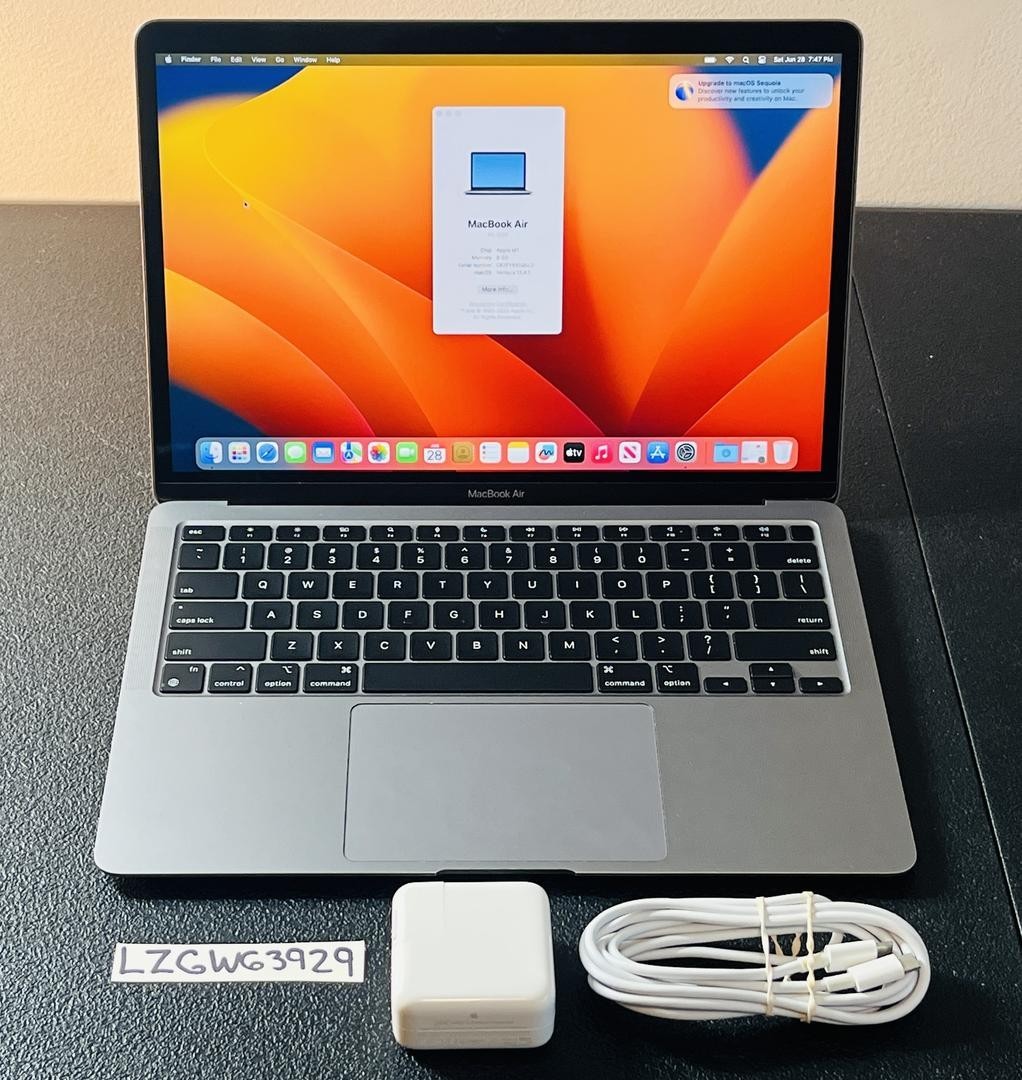 Apple MacBook Air (2020) 13 inch M1 Processor 3.2GHz 8GB Ram 128GB Space Gray