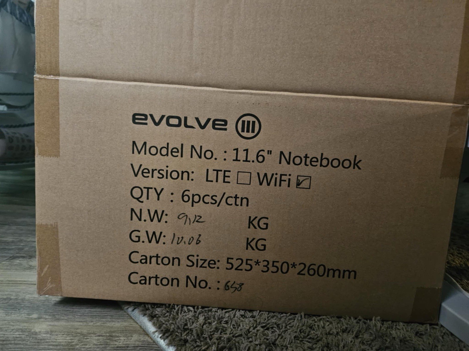 Evolve III 11.6″ WiFi Notebook AC Adapter
