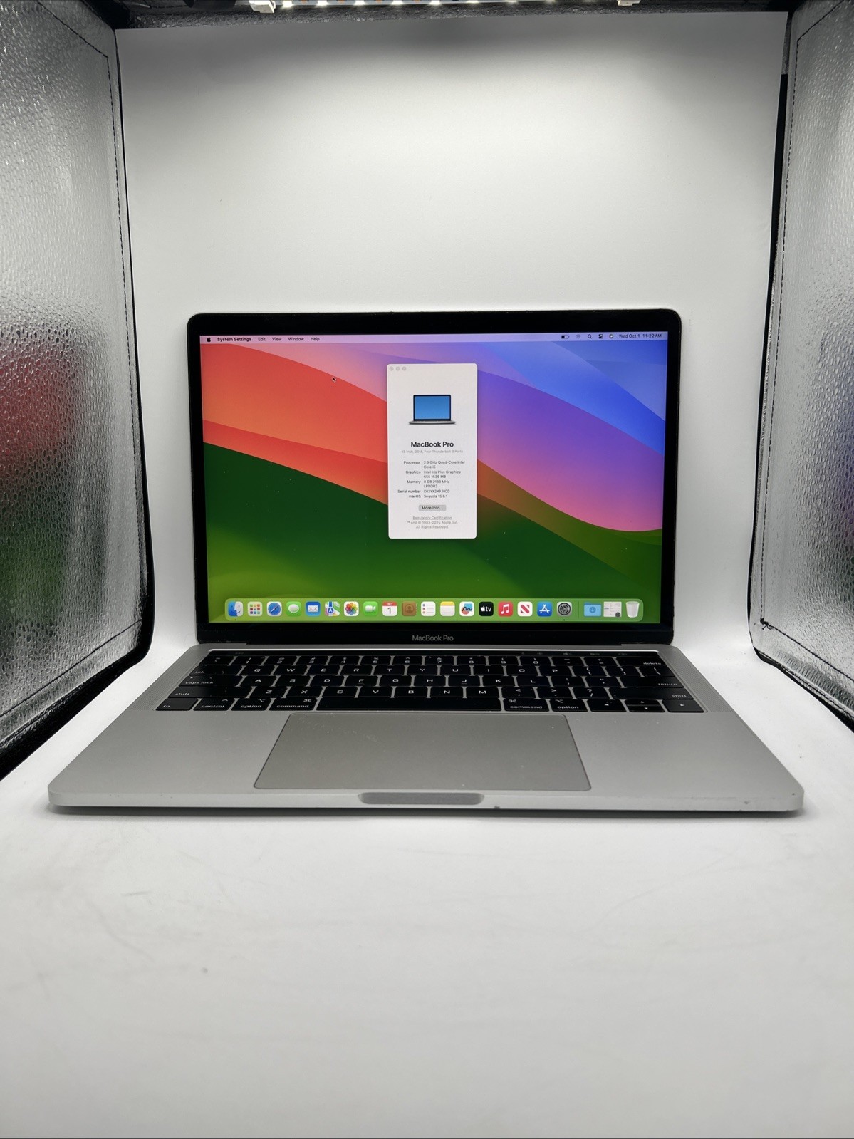2018 Apple MacBook Pro 13″ (256GB SSD, Core i5 8th Gen., 2.4GHz, 8GB) Excellent!
