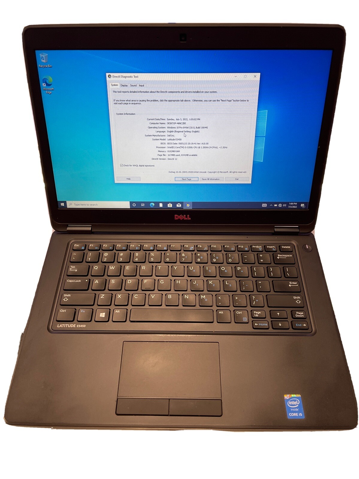 dell latitude e5450 i5