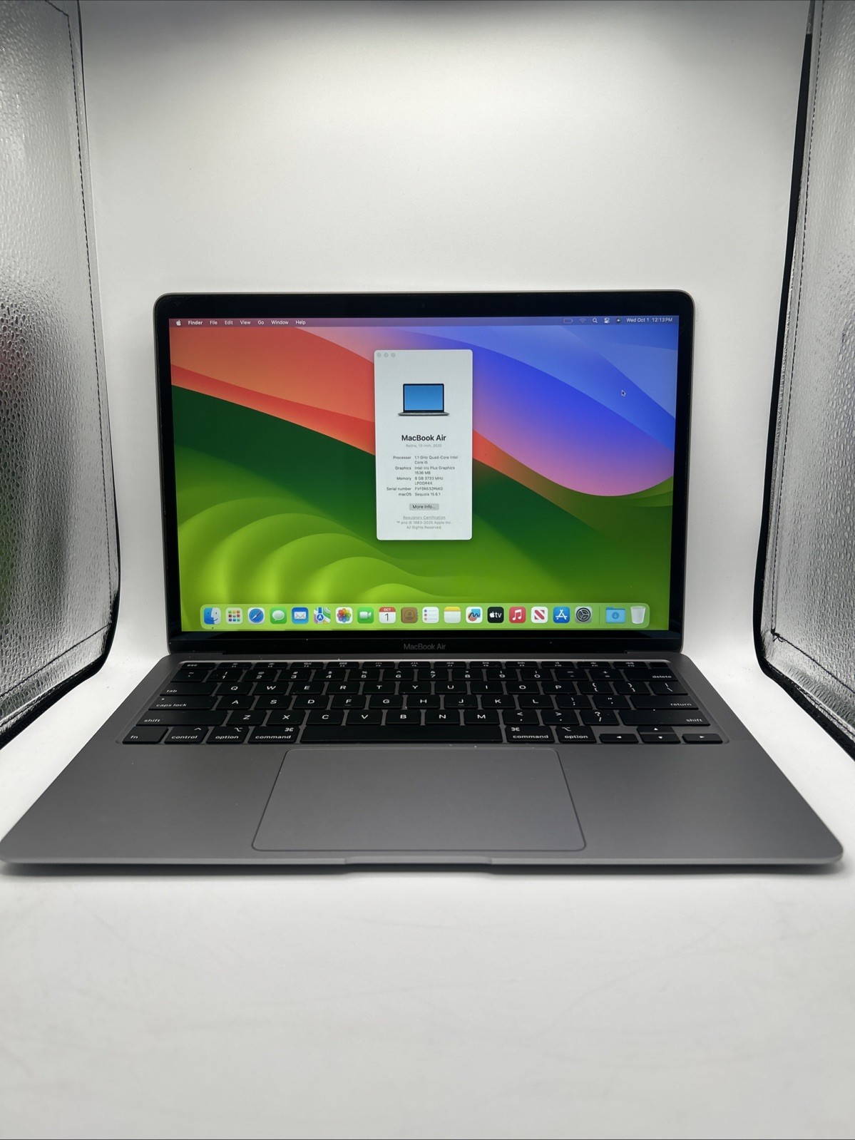 Apple MacBook Air 13.3” 2020 – Intel i5 1.1GHz, 8GB RAM, 512GB SSD – Good