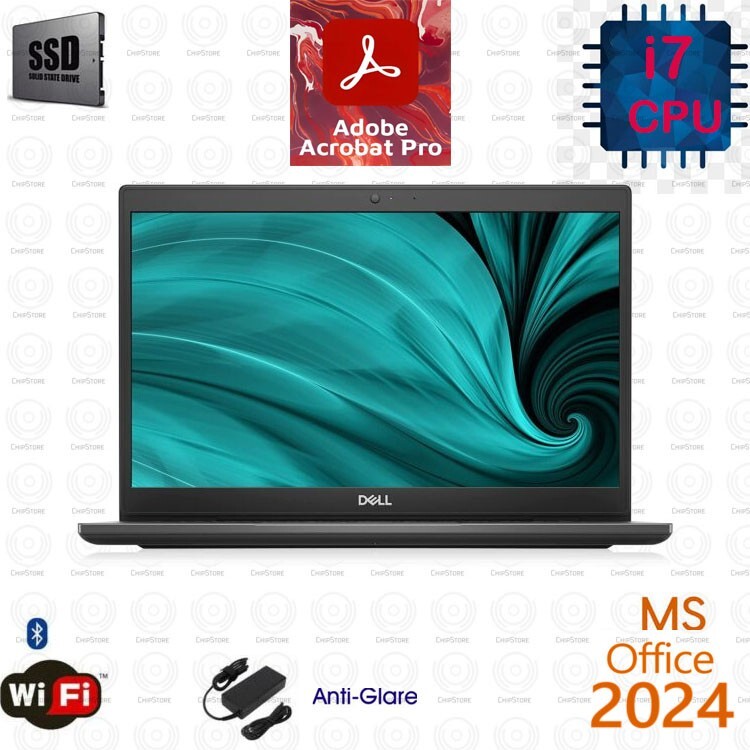 Dell Latitude 3420 laptop PC Core i7-1165G7 16GB Ram 256GB SSD Win11 Office2024