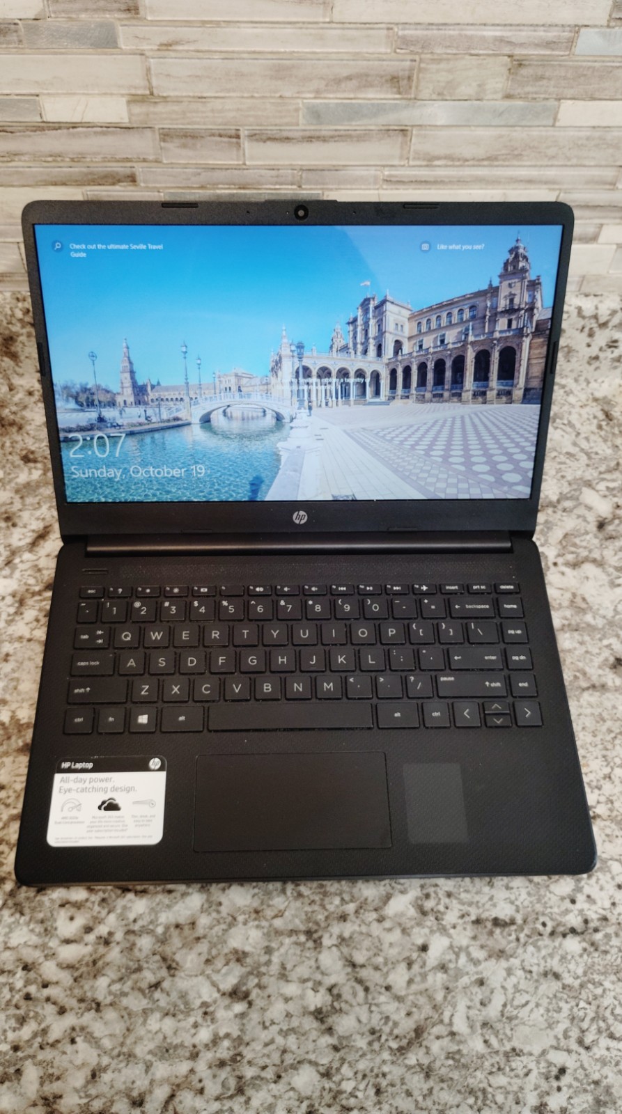 HP Stream 14″ HD Laptop- Black