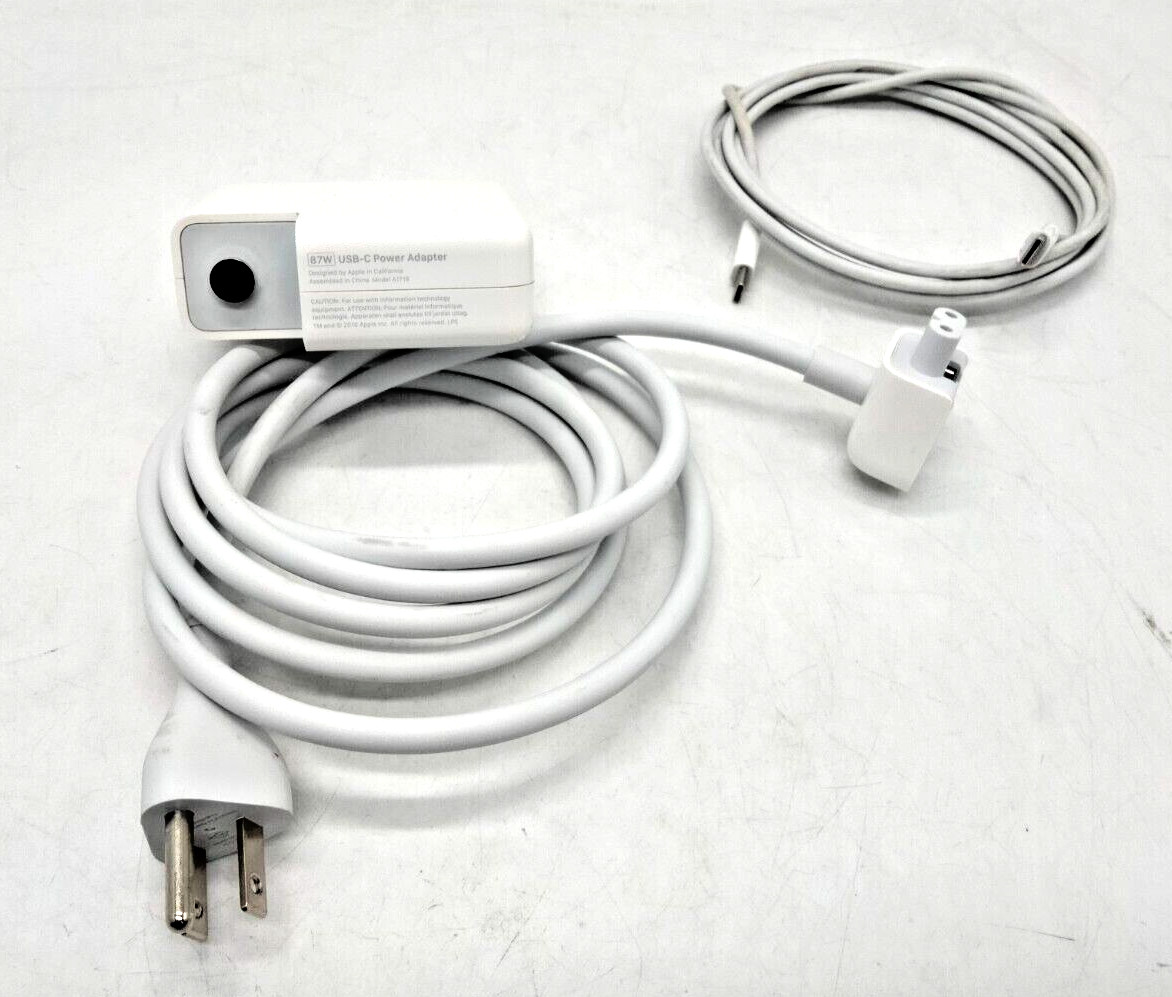 Apple Macbook Pro 87W USB-C 15″ A1707 13″ A1706 A1708 A1719 2016 charger adapter