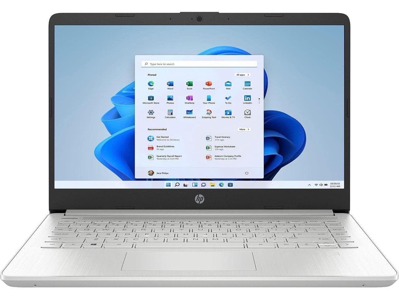 HP – 14″ Laptop – Intel Celeron – 4GB Memory – 128GB eMMC – Natural Silver