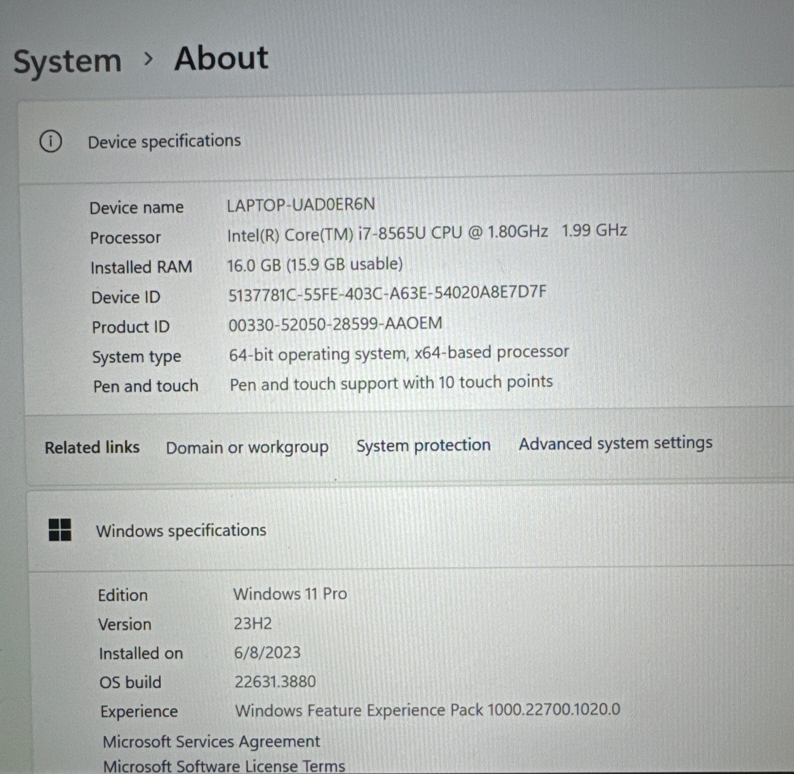 2021 Acer Spin 513-53N Intel I7 16Gb RAM Windows 11 Pro 1.8GHz 475GB Disk Drive