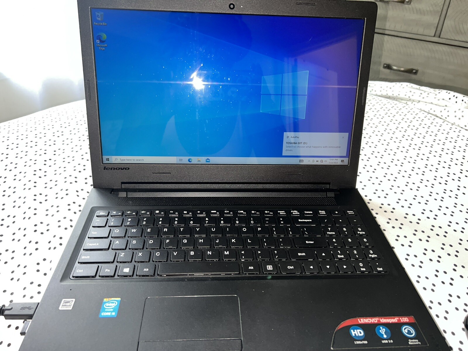 Lenovo 2016 IdeaPad High Performance 15.6″ HD LED Backlit Display Laptop