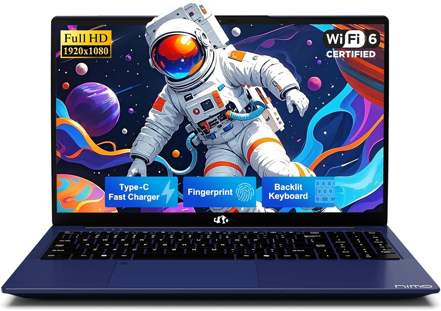 NIMO 15.6″ IPS FHD-Student-Laptop 16GB RAM 1TB SSD Intel N150(Beat i3-10110U)
