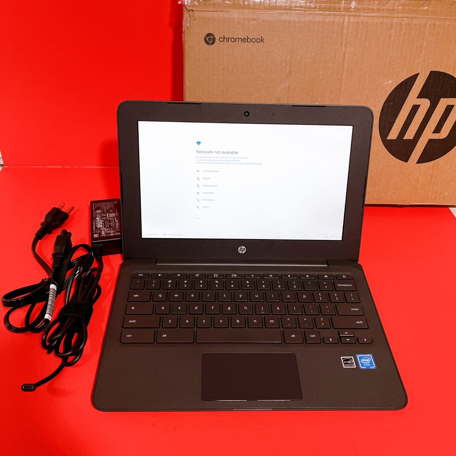 HP Chromebook 11A-NB0013DX 11.6″ Intel Celeron N3350 4G Memory 32GB eMMC